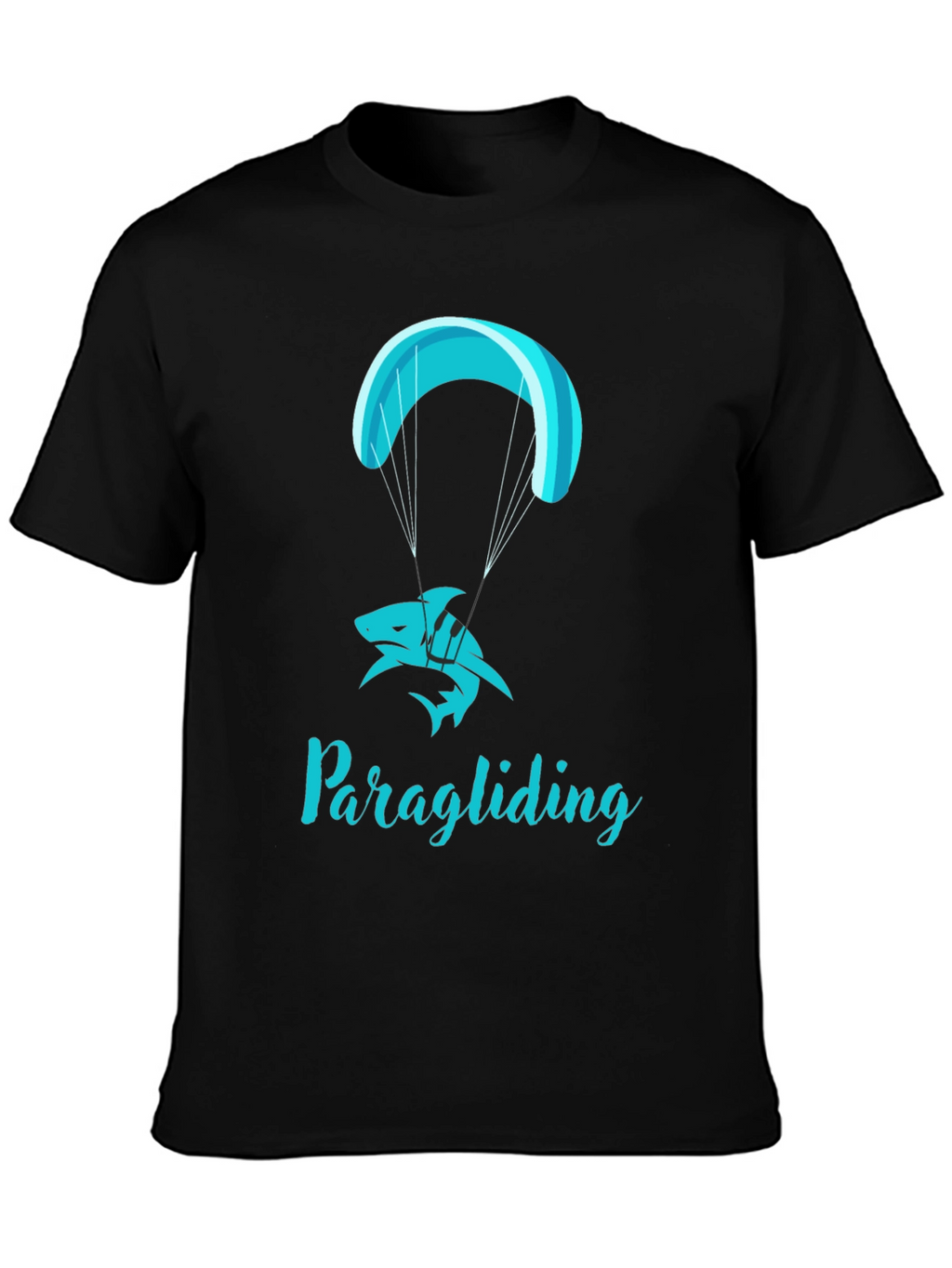Shark Paragliding T-Shirt - Skydiving Tee