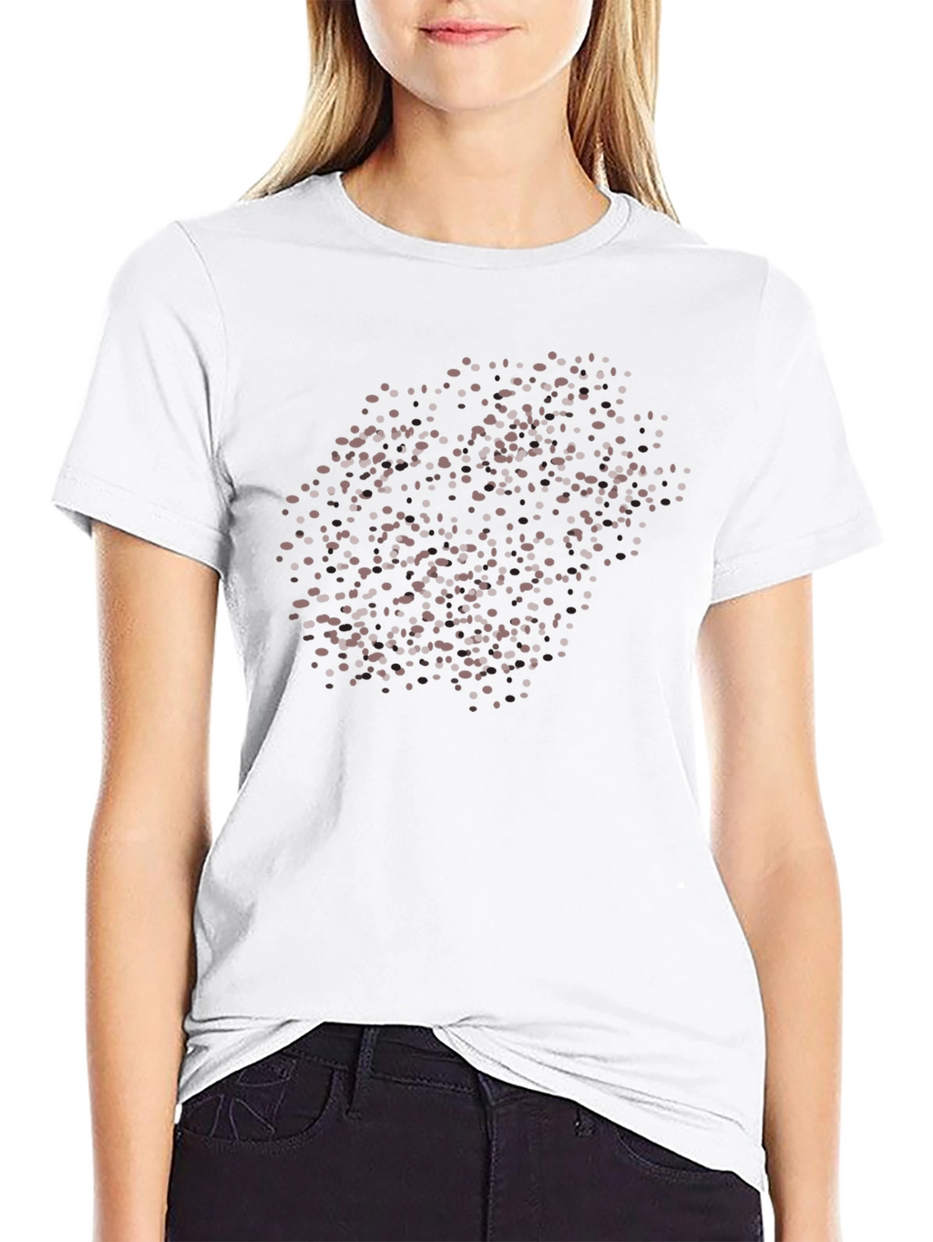 Abstract Dots T-Shirt - Modern Graphic Tee
