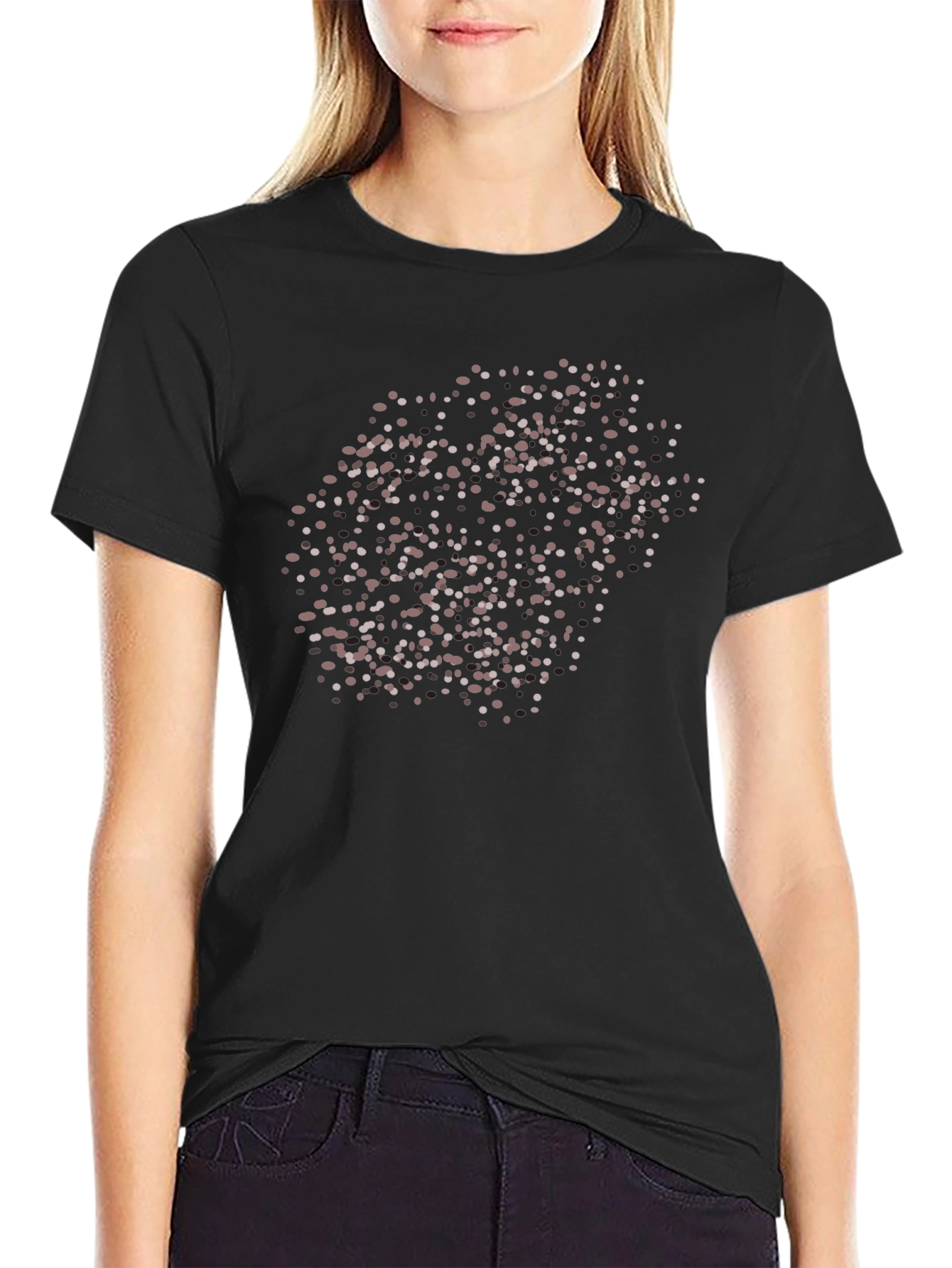 Abstract Dots T-Shirt - Modern Graphic Tee
