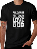 Faith-Inspired Graphic Tee - Romans 8:28