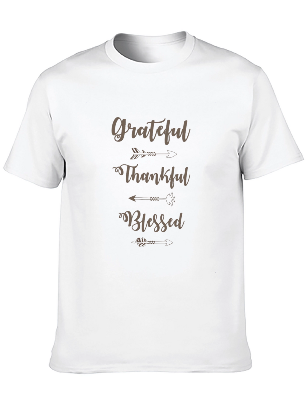 Grateful Thankful Blessed Arrow T-Shirt