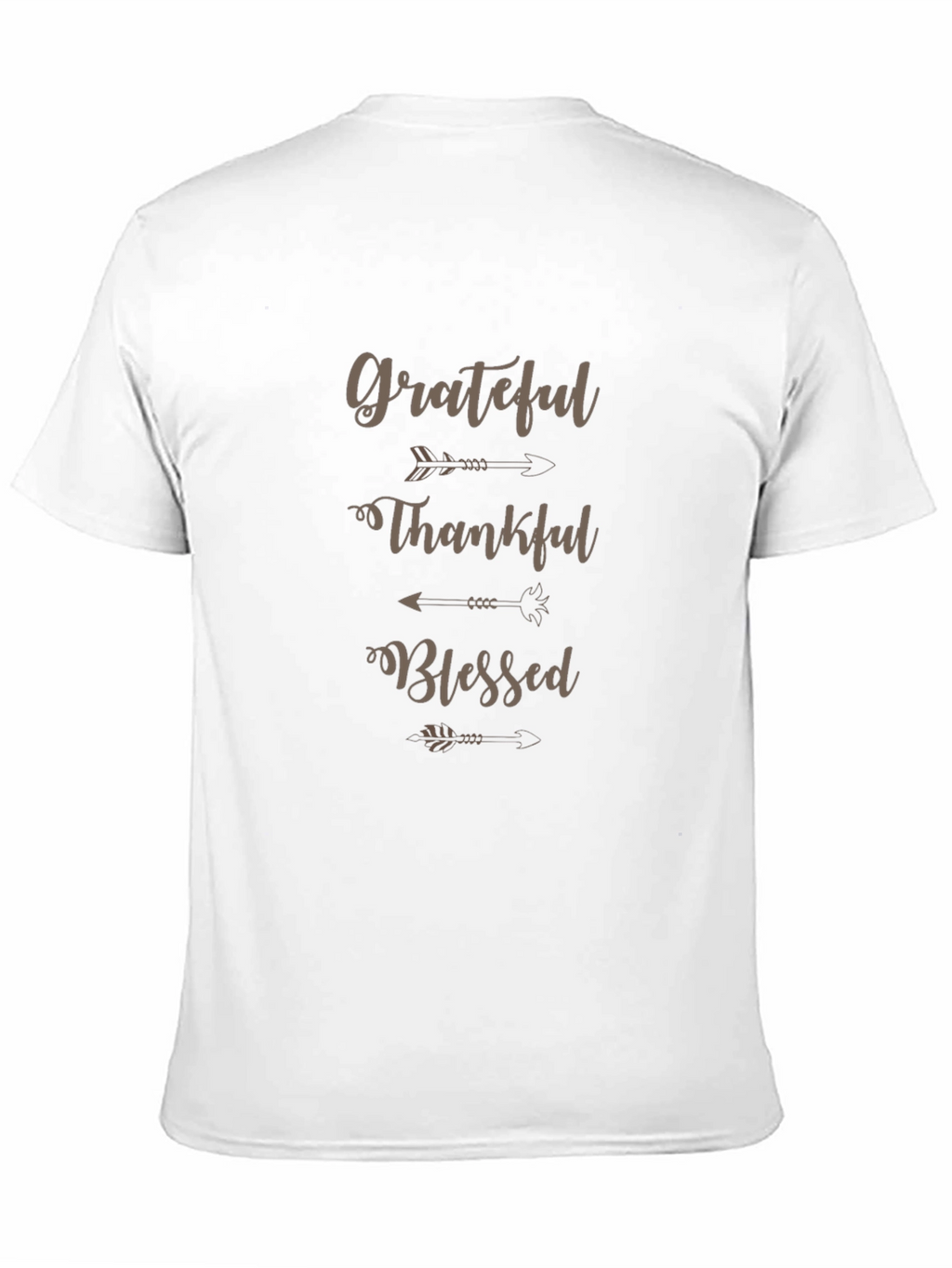 Grateful Thankful Blessed Arrow T-Shirt