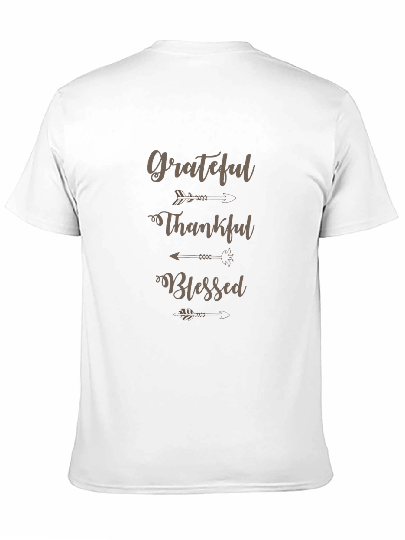 Grateful Thankful Blessed Arrow T-Shirt