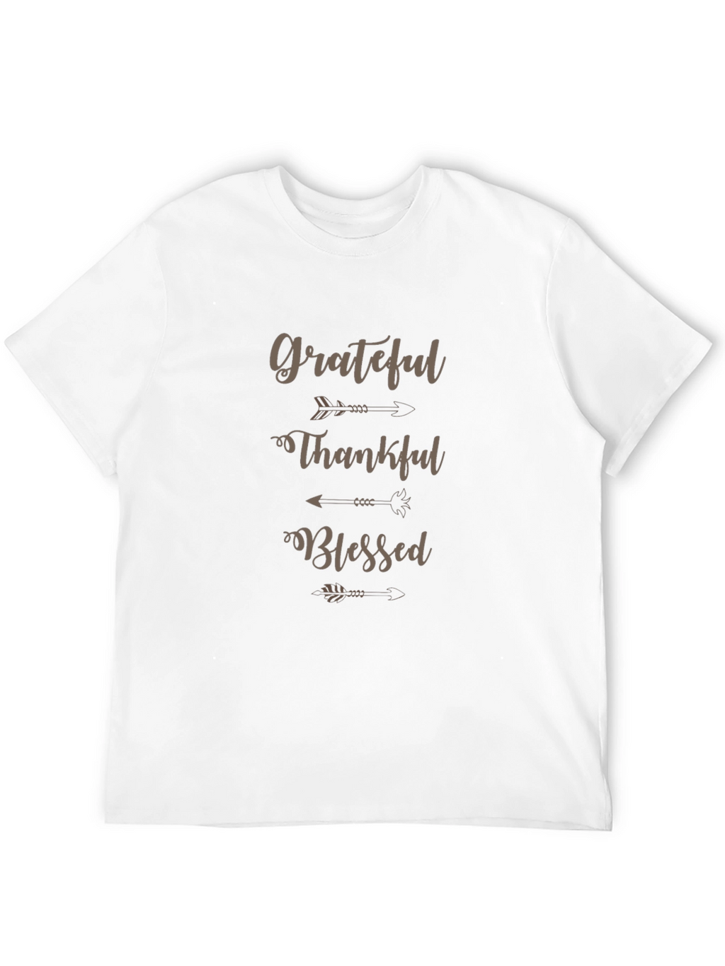 Grateful Thankful Blessed Arrow T-Shirt