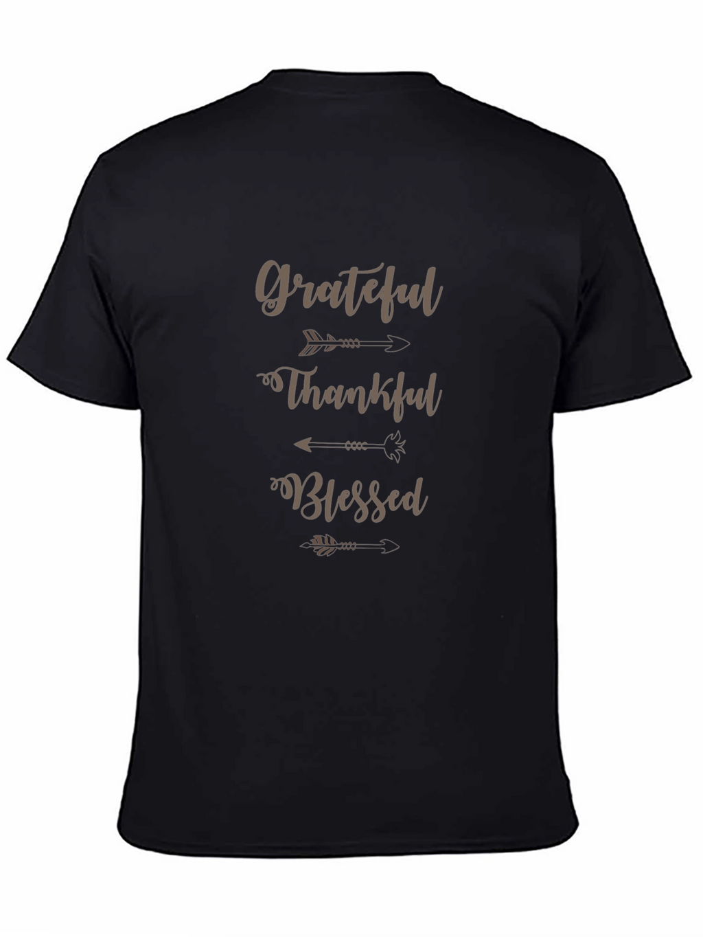 Grateful Thankful Blessed Arrow T-Shirt