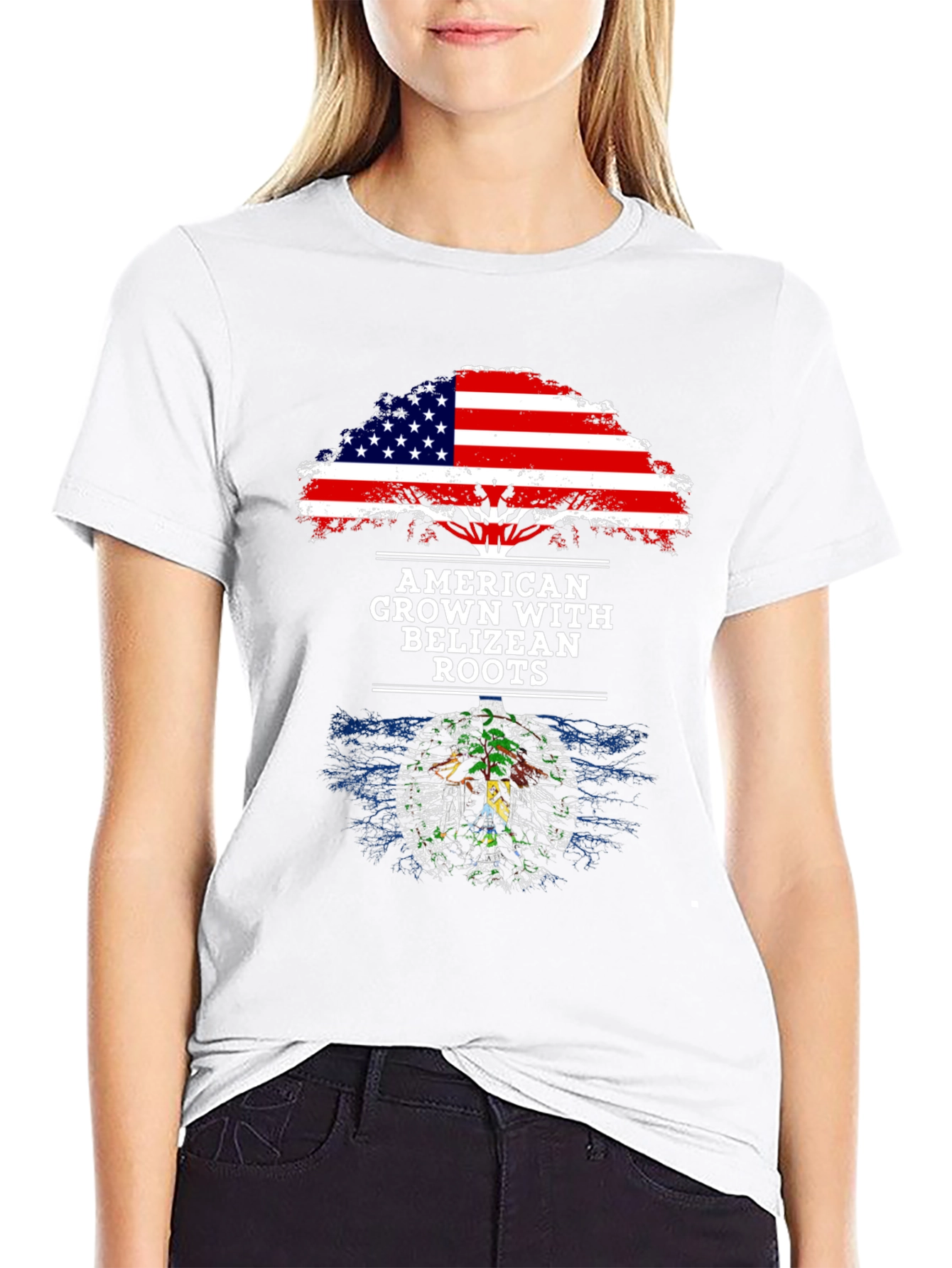 American Grown with Belizean Roots T-Shirt