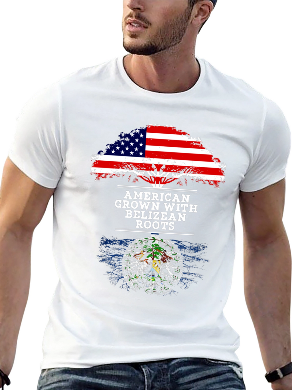 American Grown with Belizean Roots T-Shirt