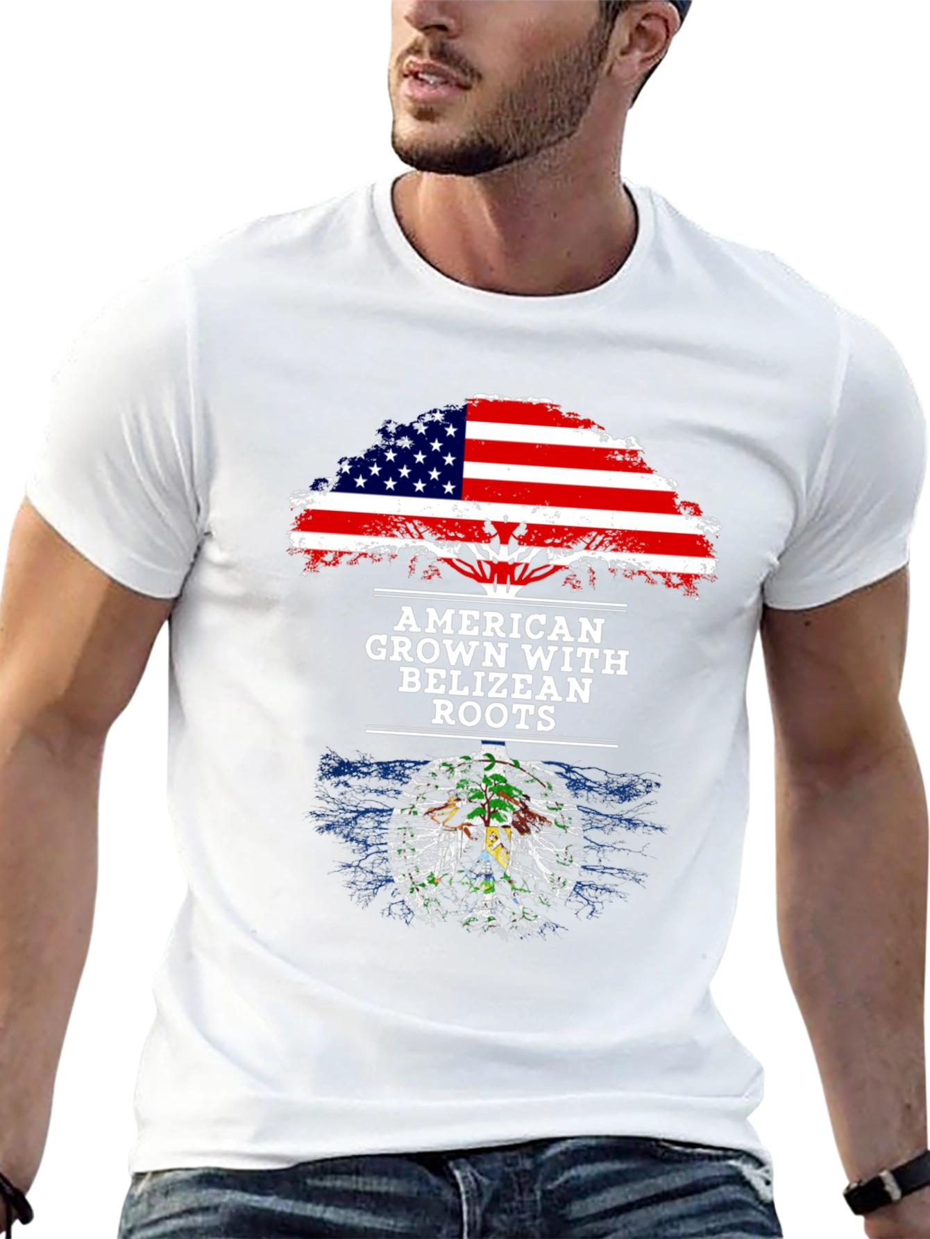 American Grown with Belizean Roots T-Shirt