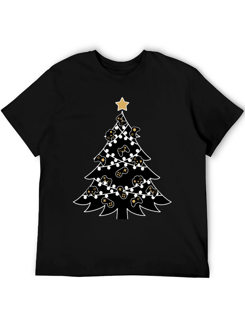 Gamer Christmas Tree T-Shirt - Holiday Gaming Apparel