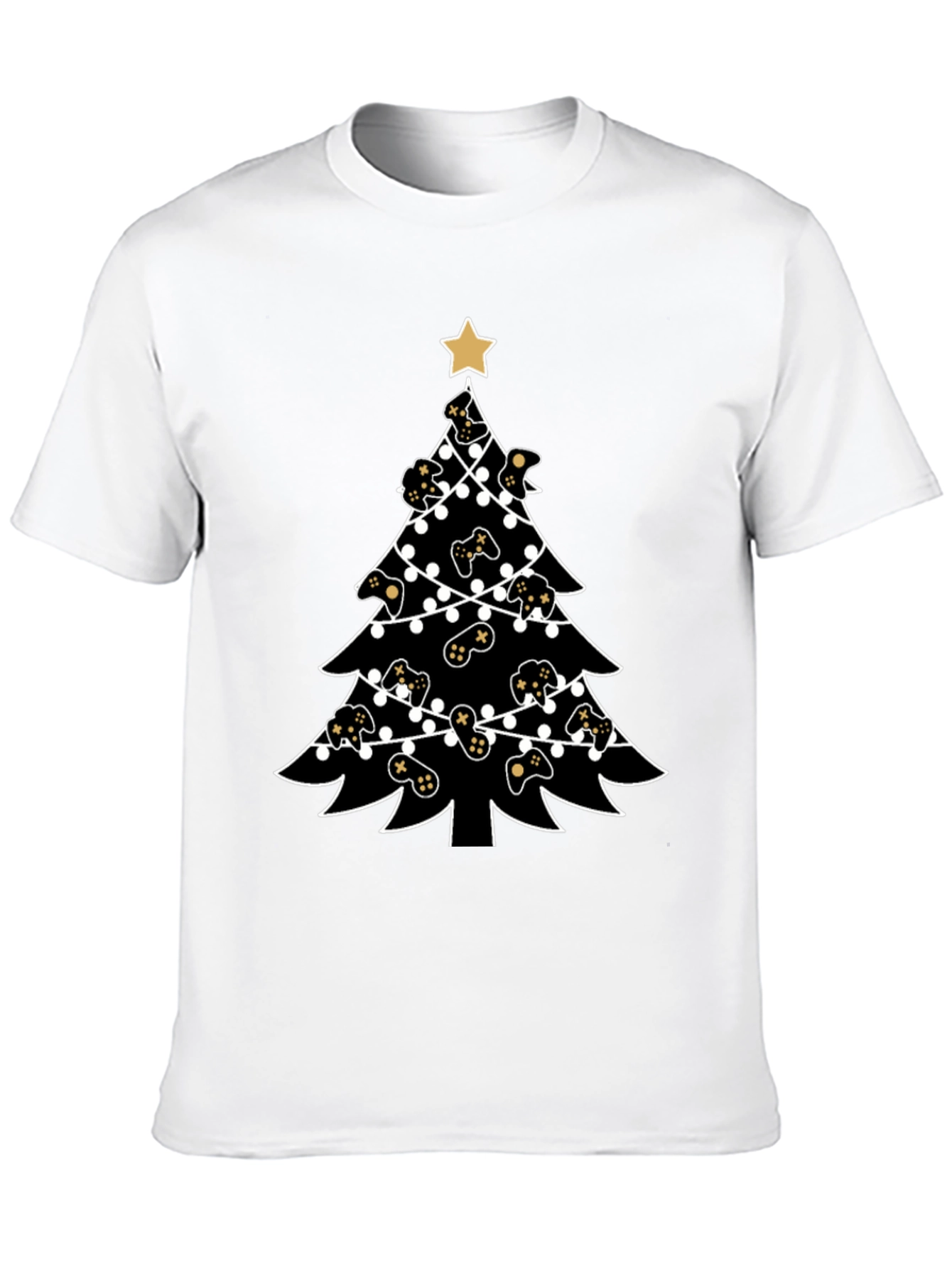 Gamer Christmas Tree T-Shirt - Holiday Gaming Apparel