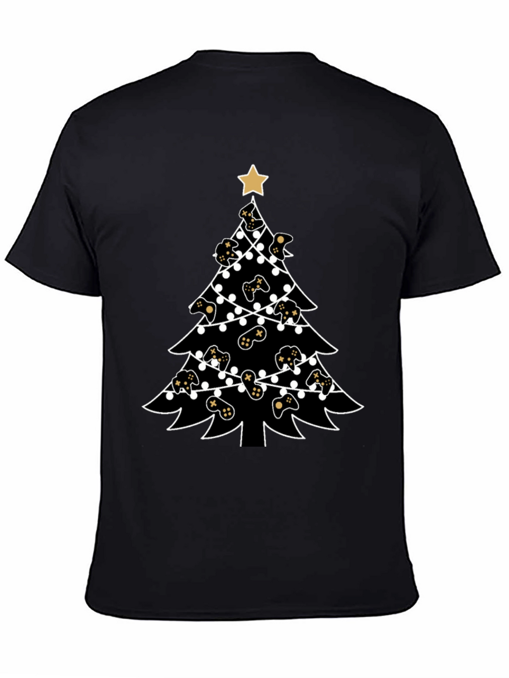 Gamer Christmas Tree T-Shirt - Holiday Gaming Apparel