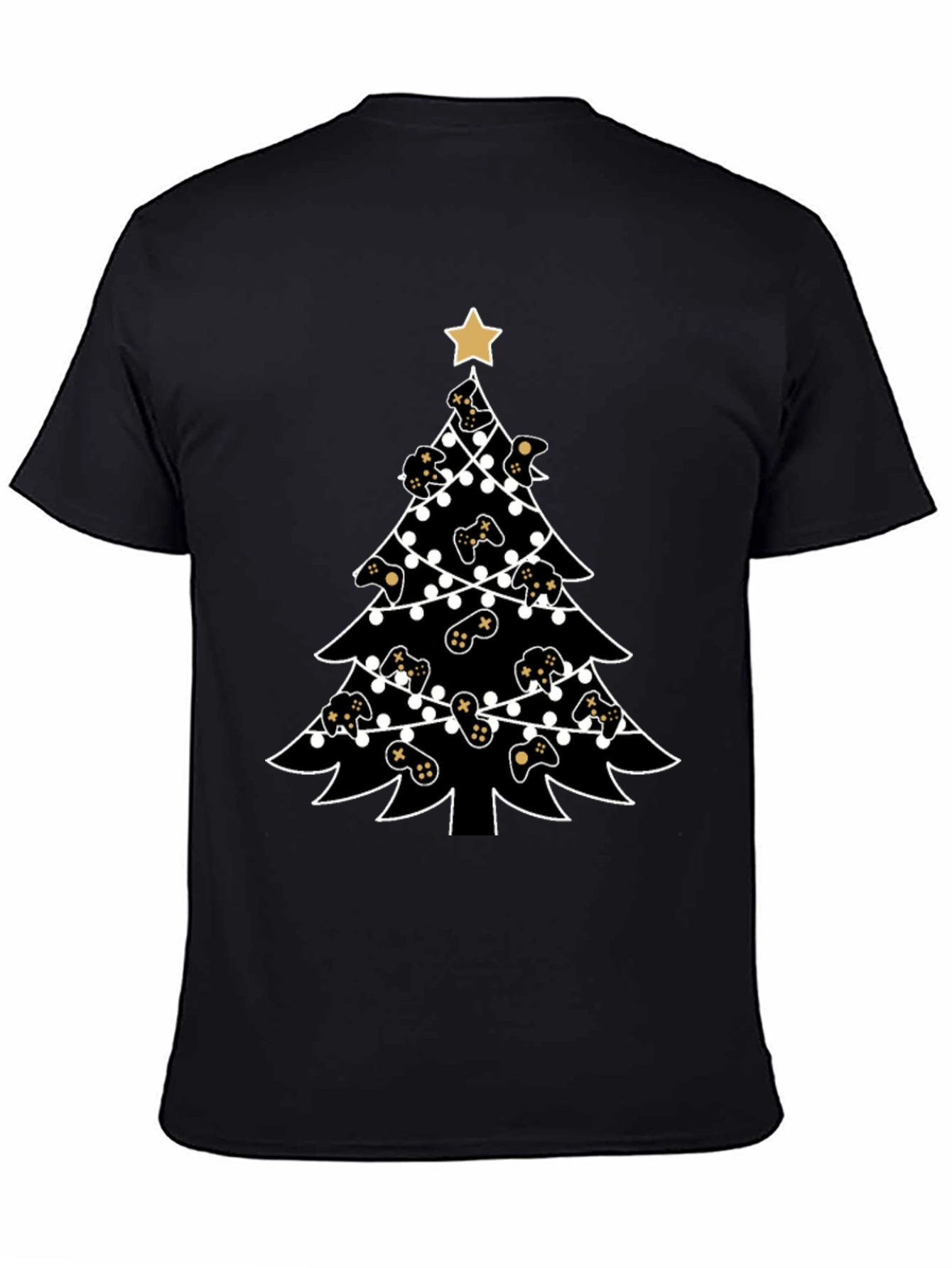 Gamer Christmas Tree T-Shirt - Holiday Gaming Apparel
