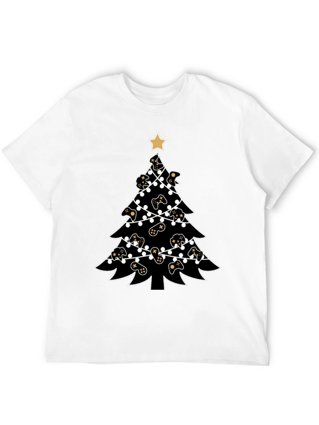 Gamer Christmas Tree T-Shirt - Holiday Gaming Apparel