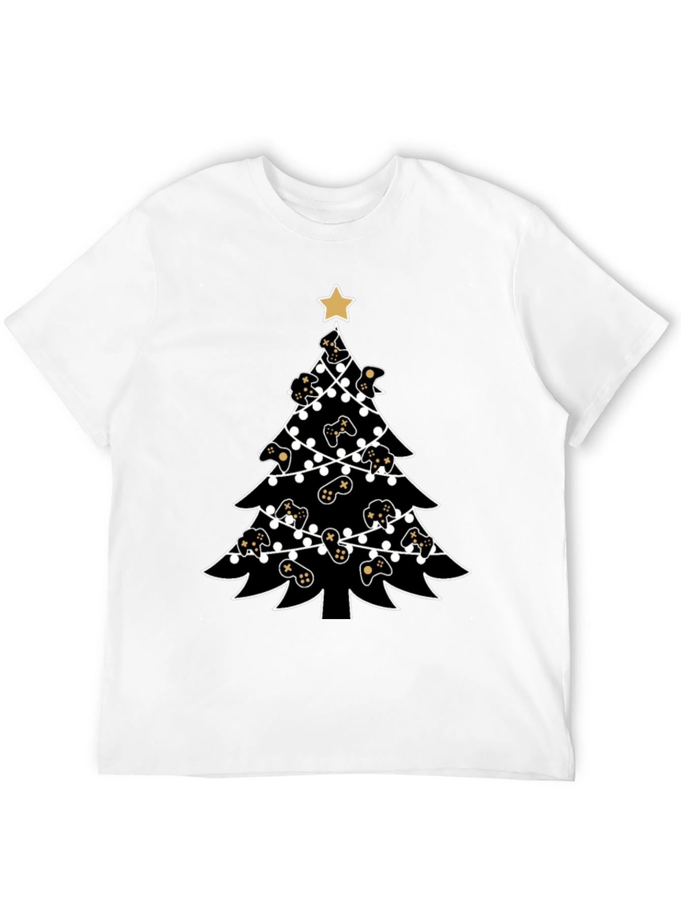 Gamer Christmas Tree T-Shirt - Holiday Gaming Apparel