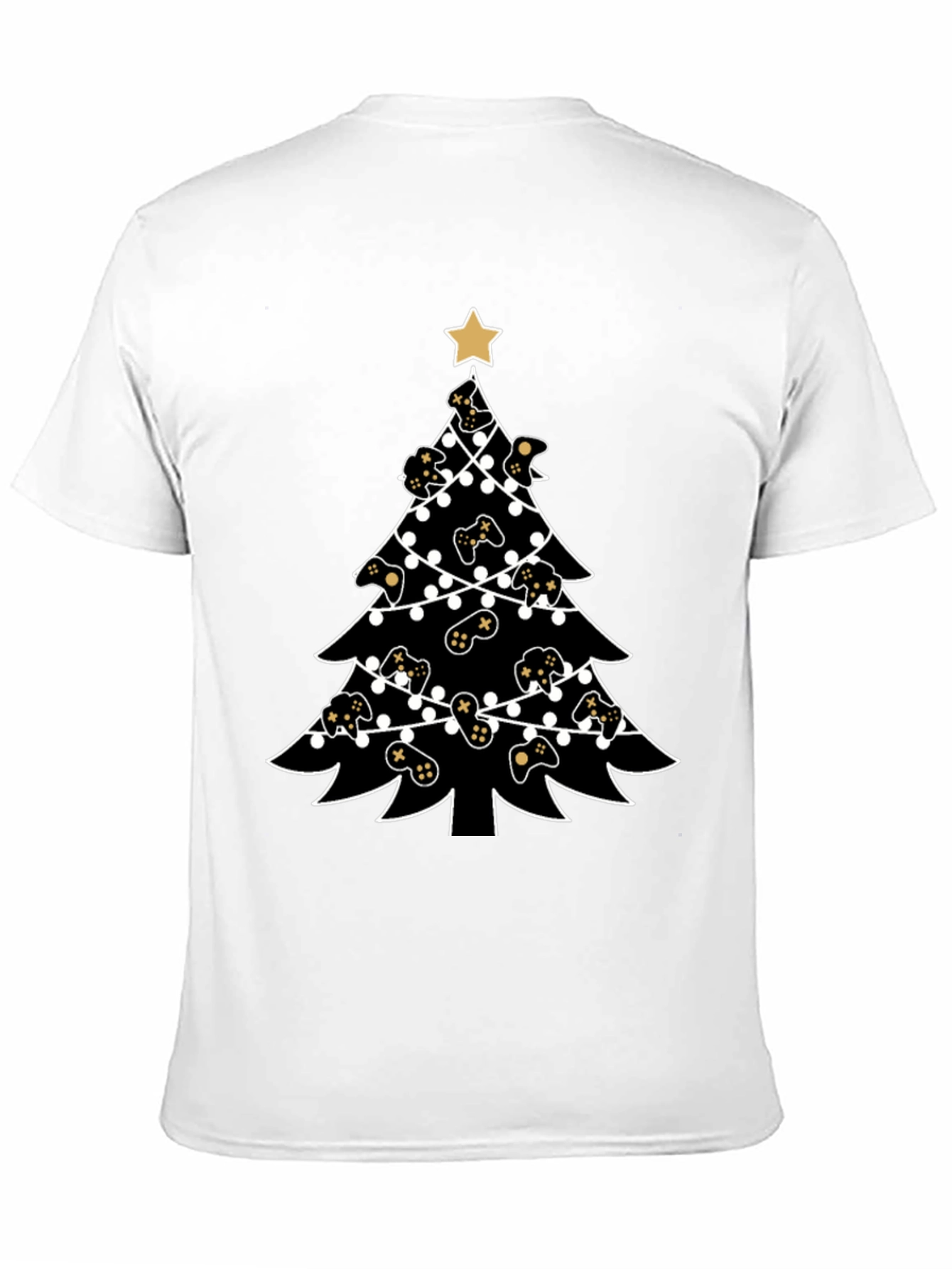 Gamer Christmas Tree T-Shirt - Holiday Gaming Apparel