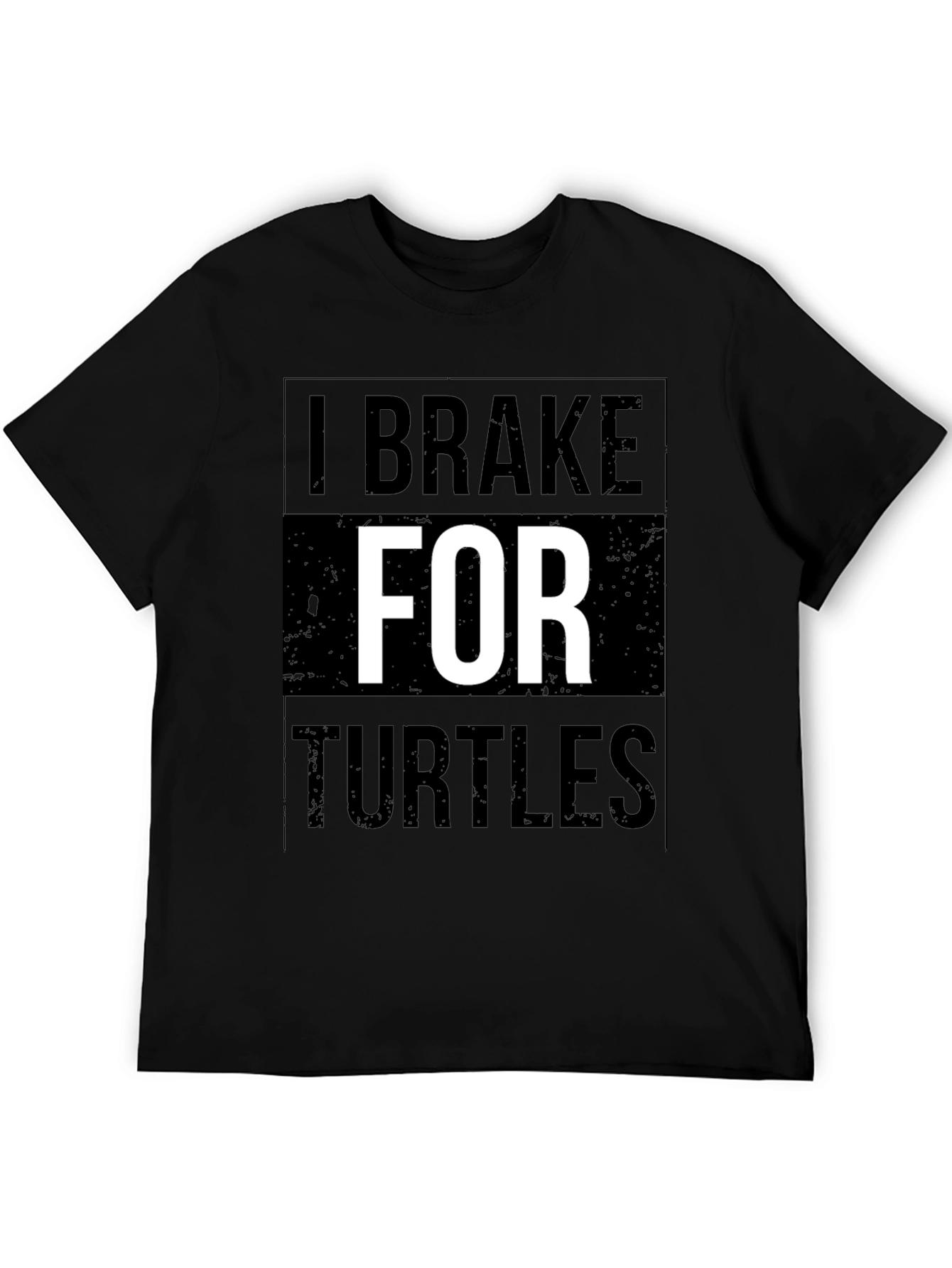 I Brake For Turtles Graphic Tee - Soft Cotton Blend