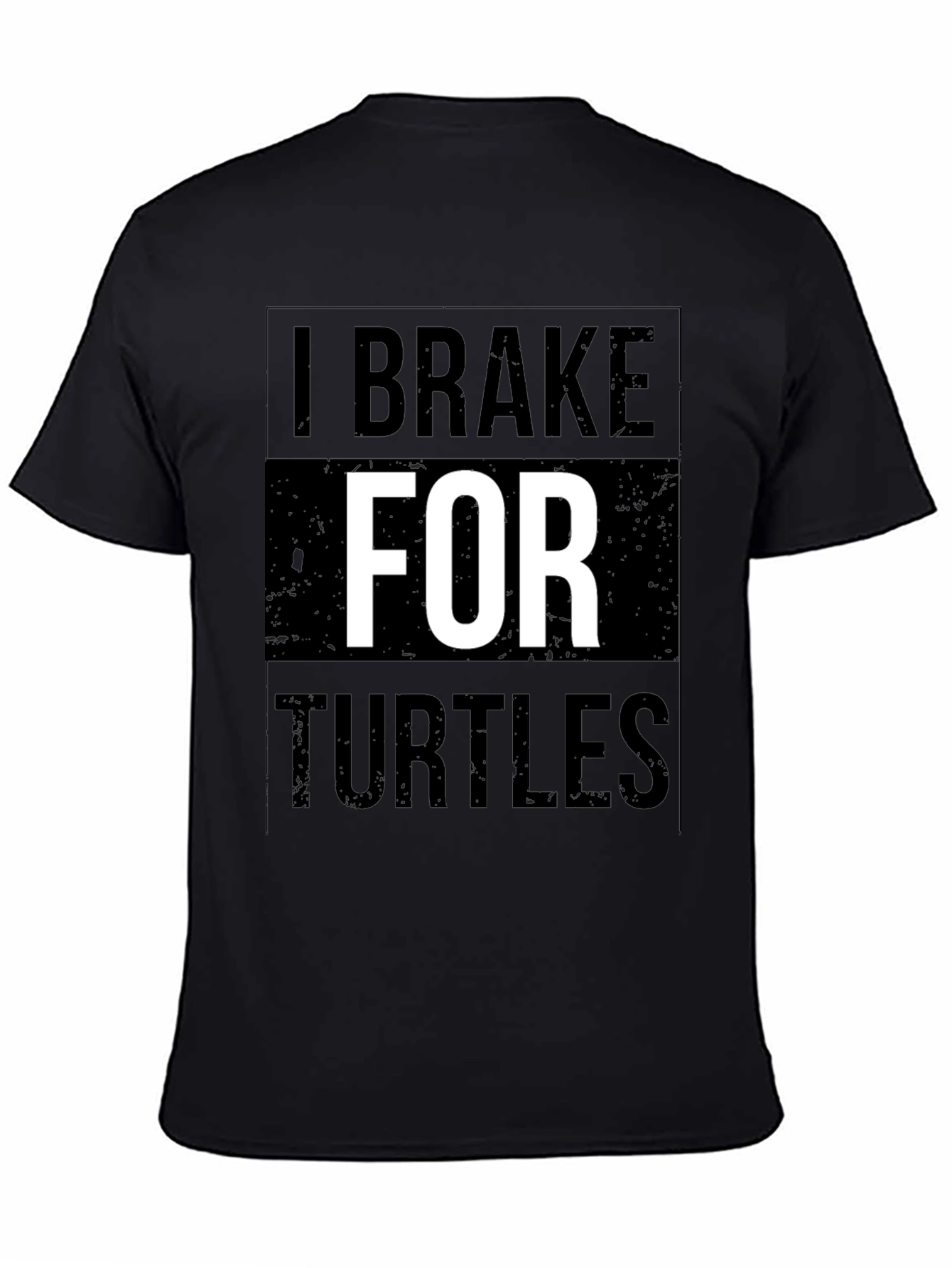 I Brake For Turtles Graphic Tee - Soft Cotton Blend