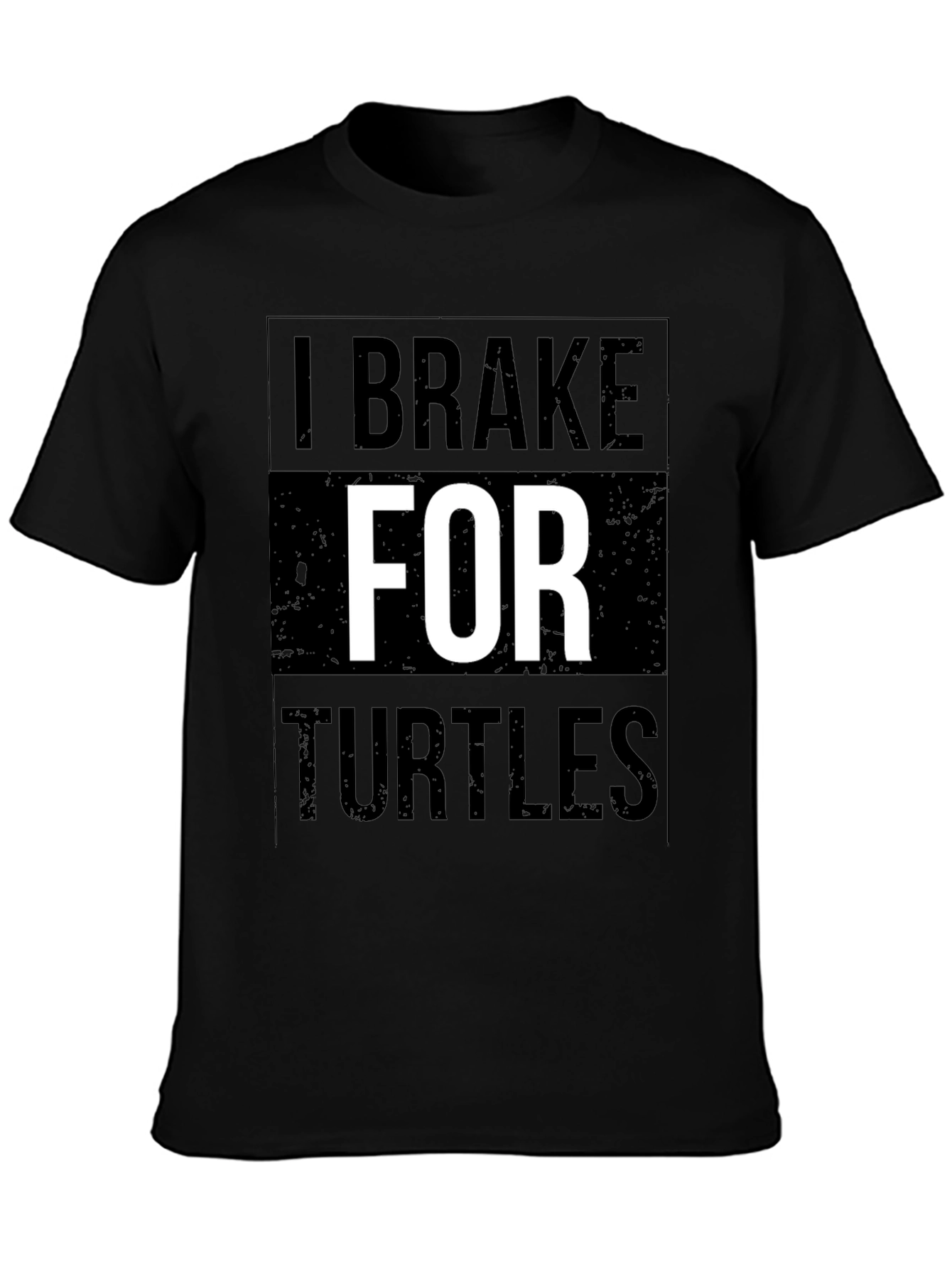 I Brake For Turtles Graphic Tee - Soft Cotton Blend
