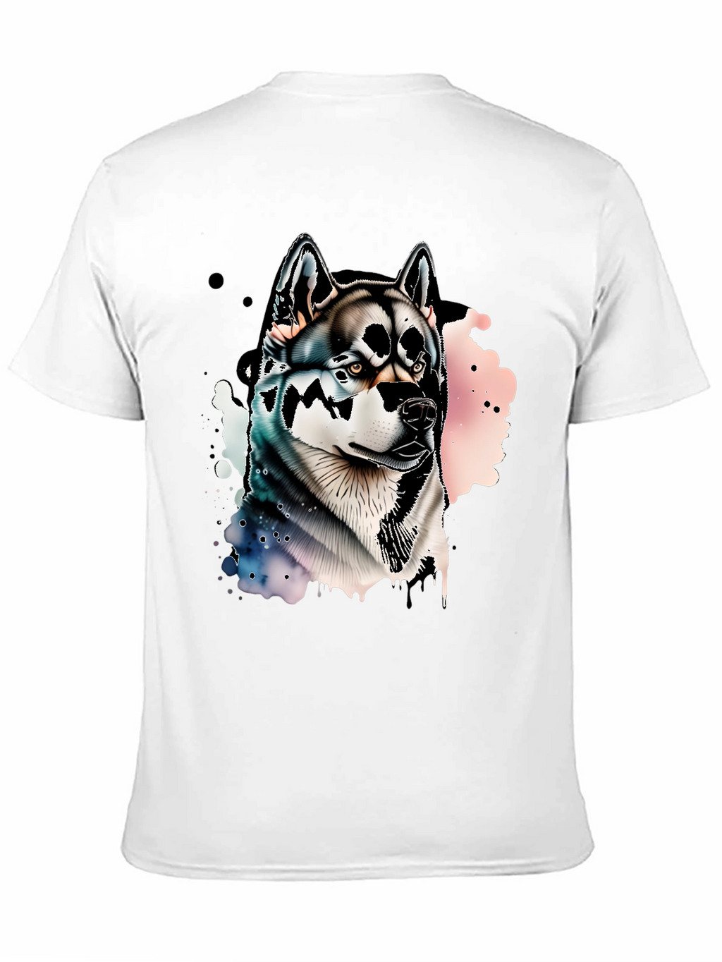 Mens Black Husky Graphic Tee