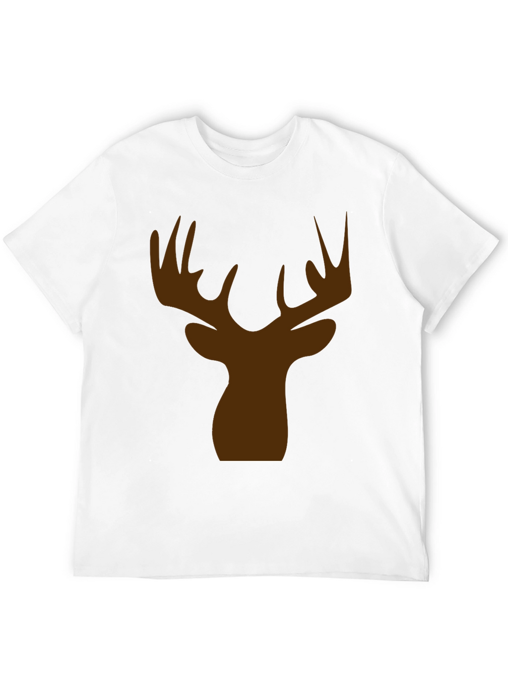Mens Black Deer Silhouette T-Shirt