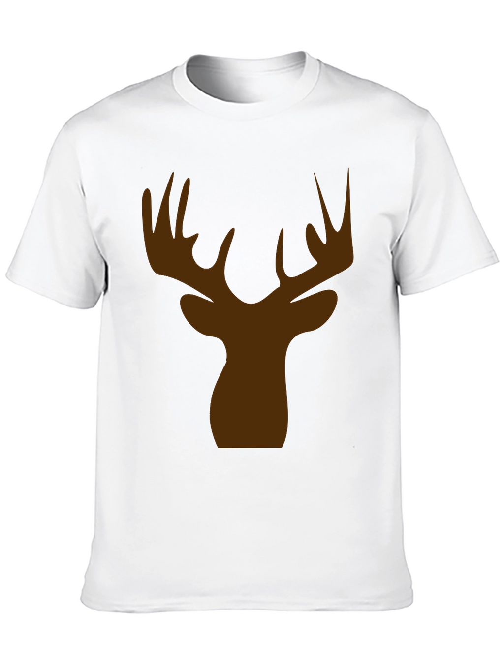 Mens Black Deer Silhouette T-Shirt