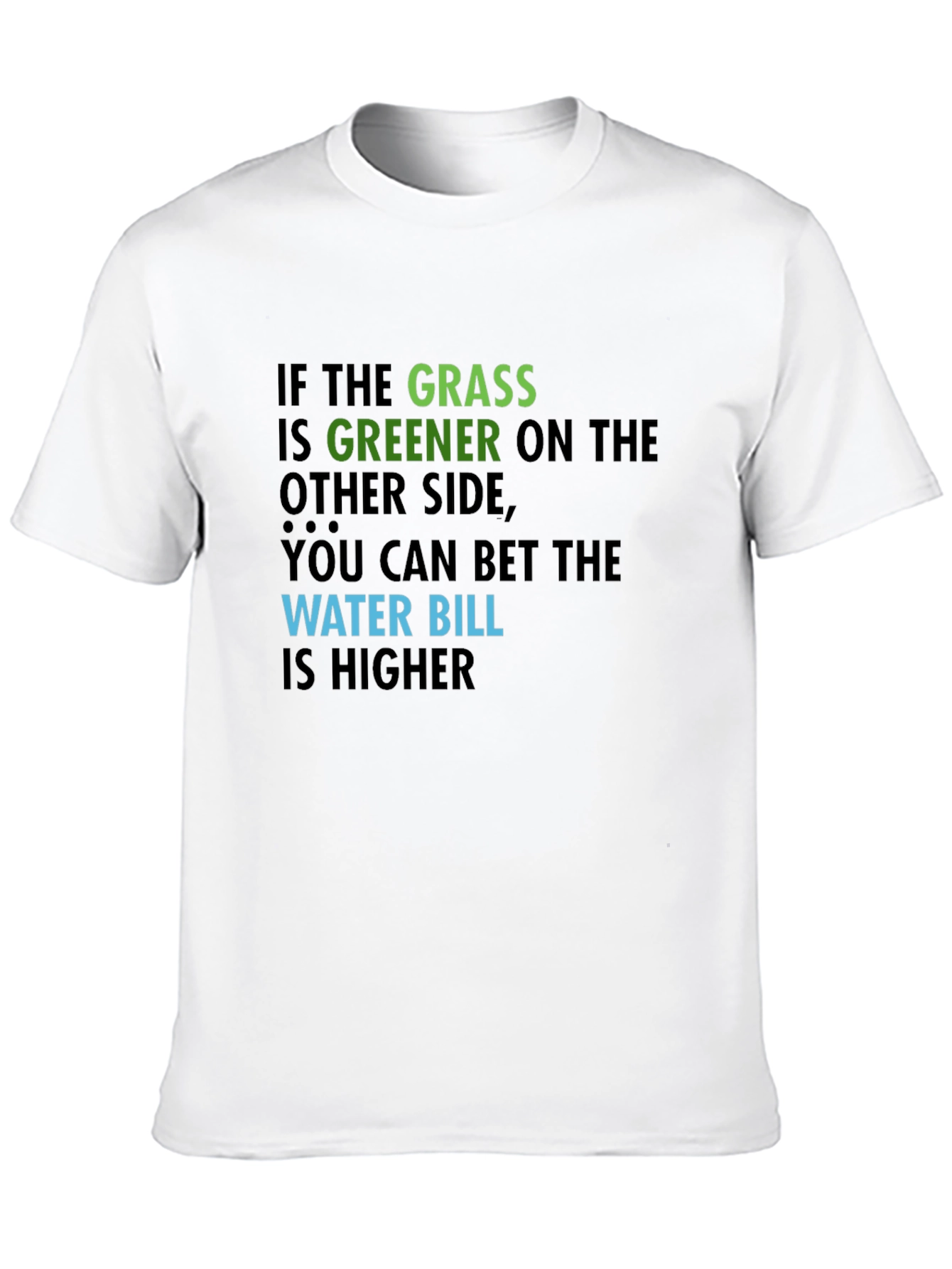 Funny Greener Grass Graphic Tee