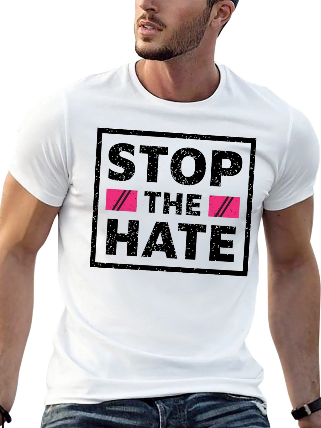 Stop the Hate Black T-Shirt