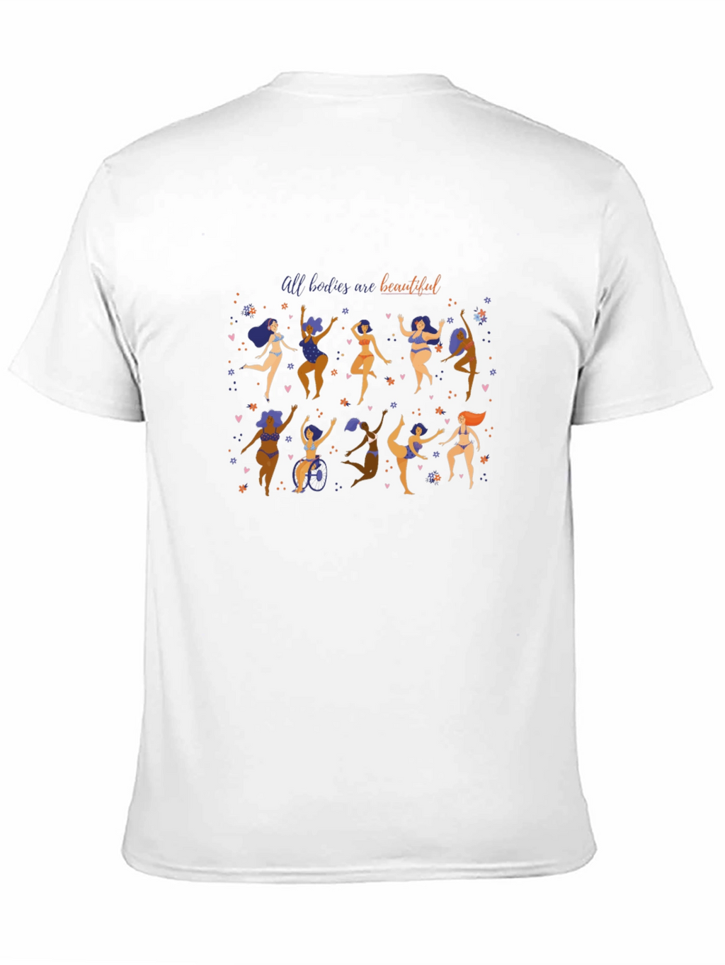 Body Positive Graphic Tee - All Bodies Are Beautiful