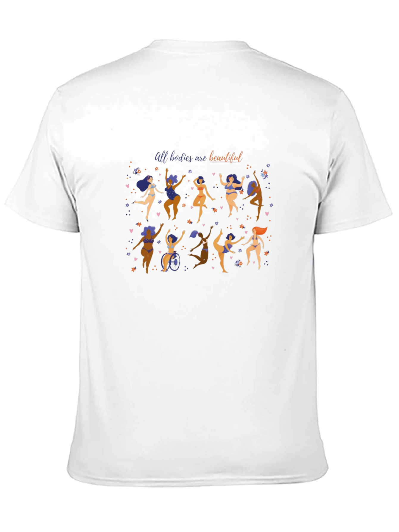 Body Positive Graphic Tee - All Bodies Are Beautiful