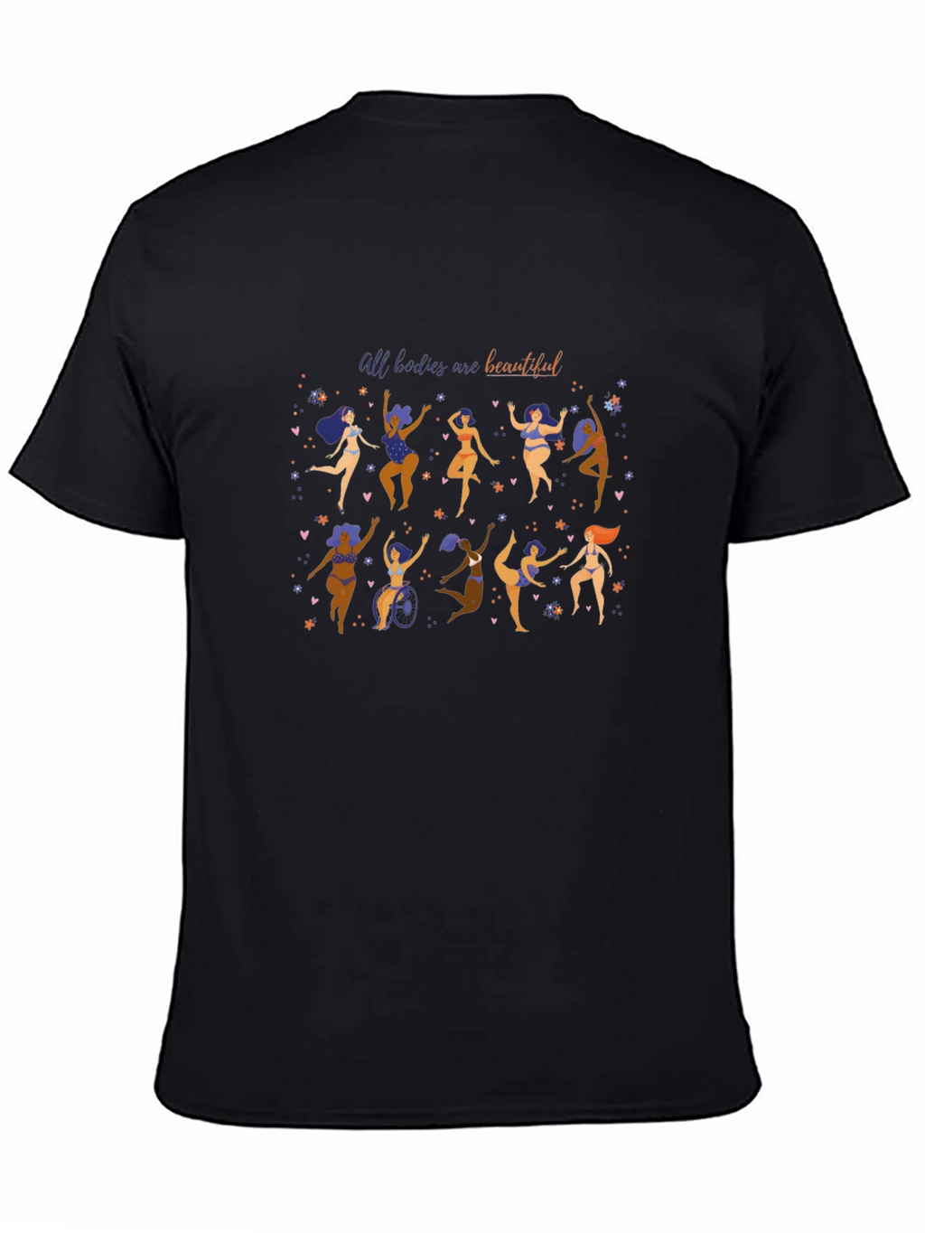 Body Positive Graphic Tee - All Bodies Are Beautiful