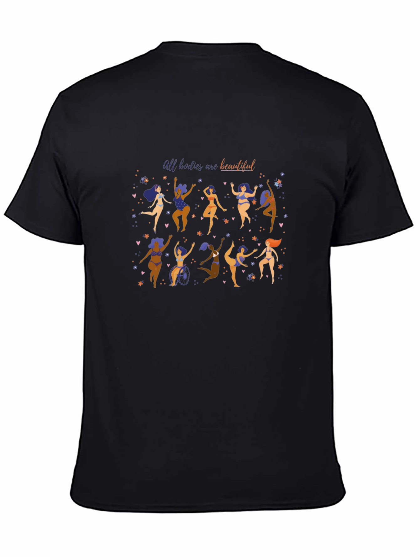 Body Positive Graphic Tee - All Bodies Are Beautiful