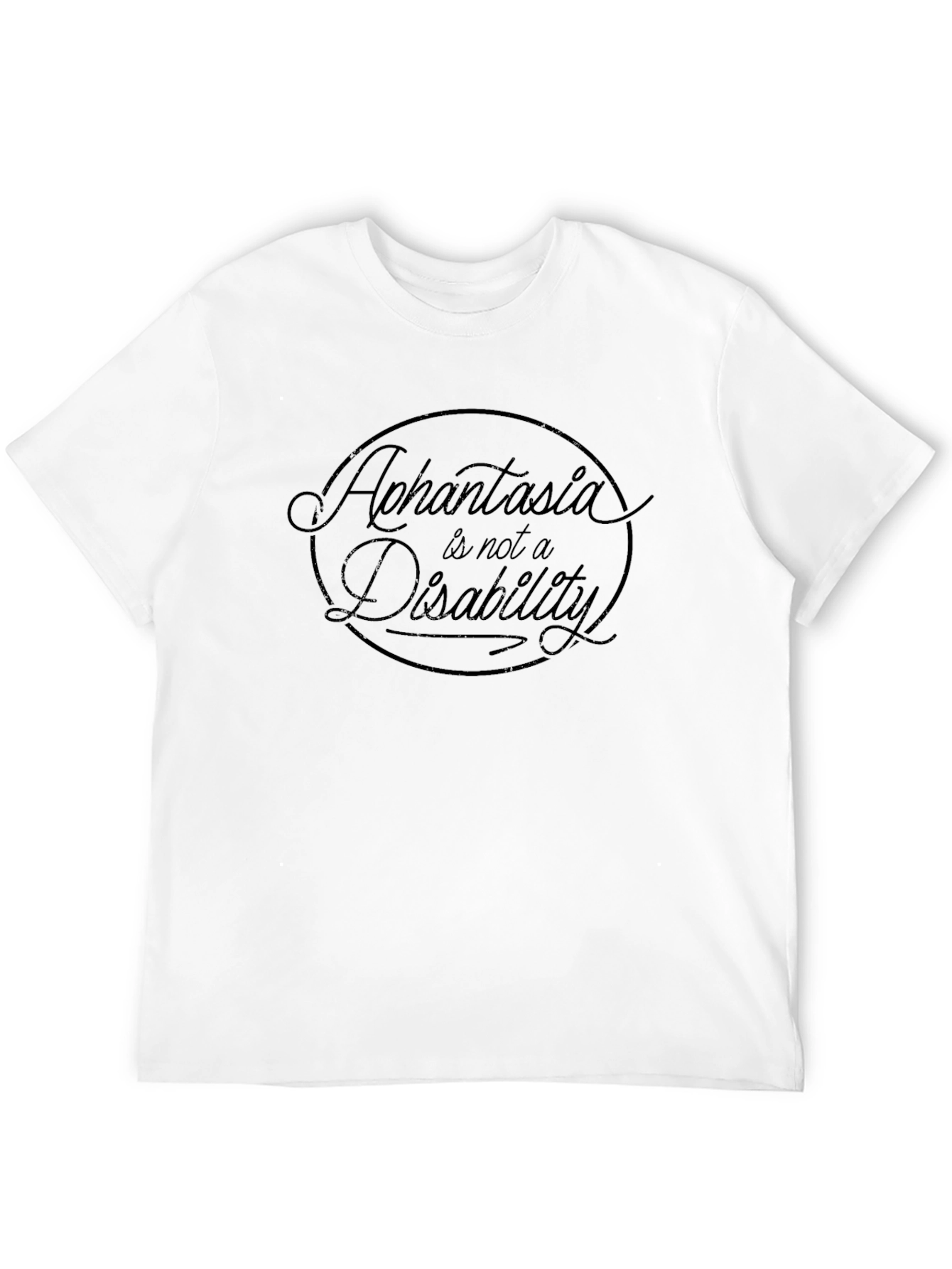 Aphantasia Awareness Graphic Tee - No Disability