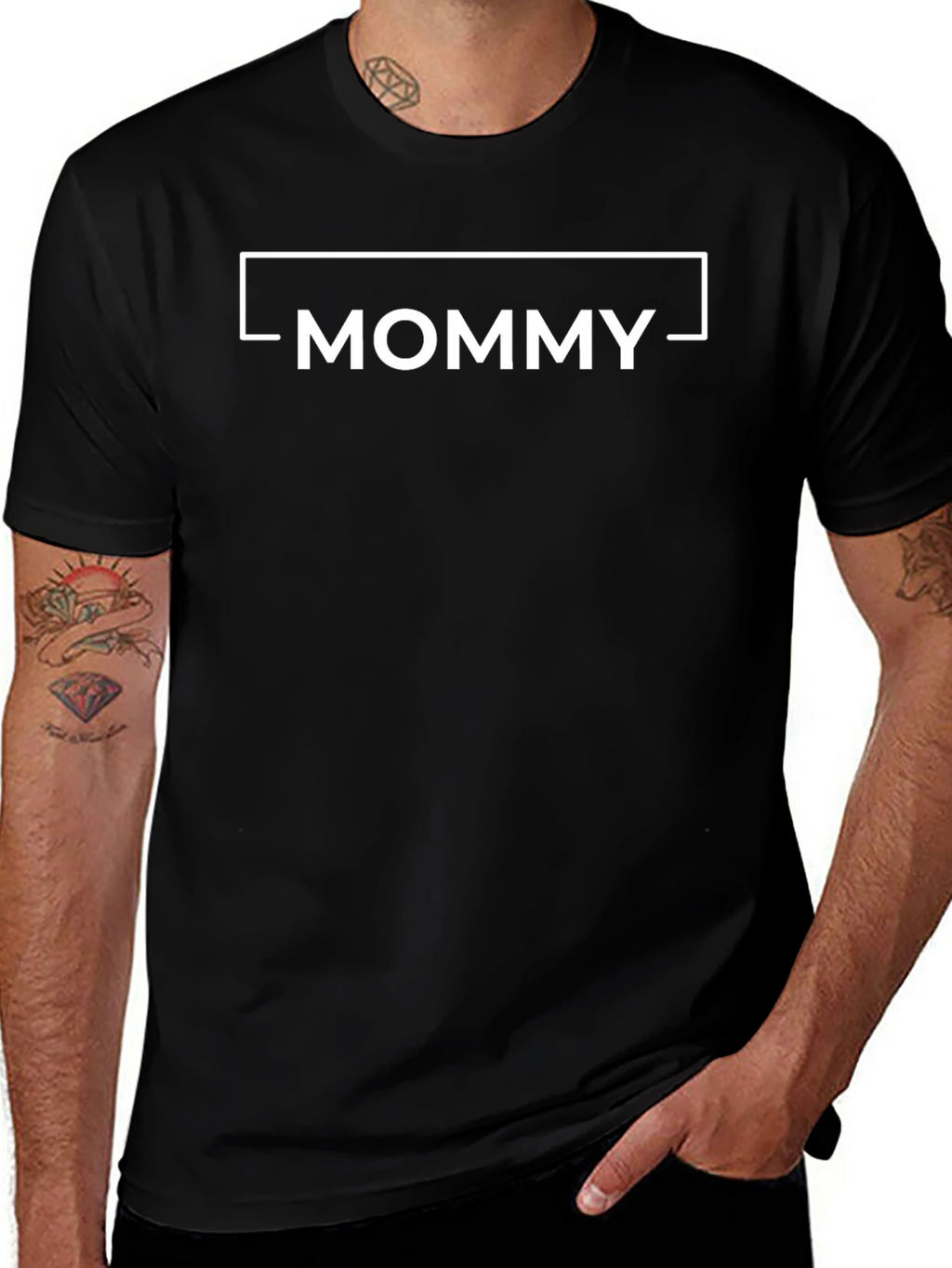 Stylish Black Mommy Graphic Tee for Everyday Wear