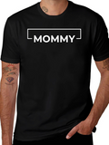 Stylish Black Mommy Graphic Tee for Everyday Wear