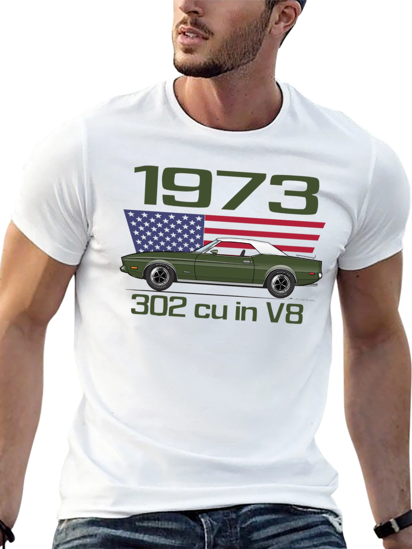 1973 Car T-Shirt - Classic American Muscle