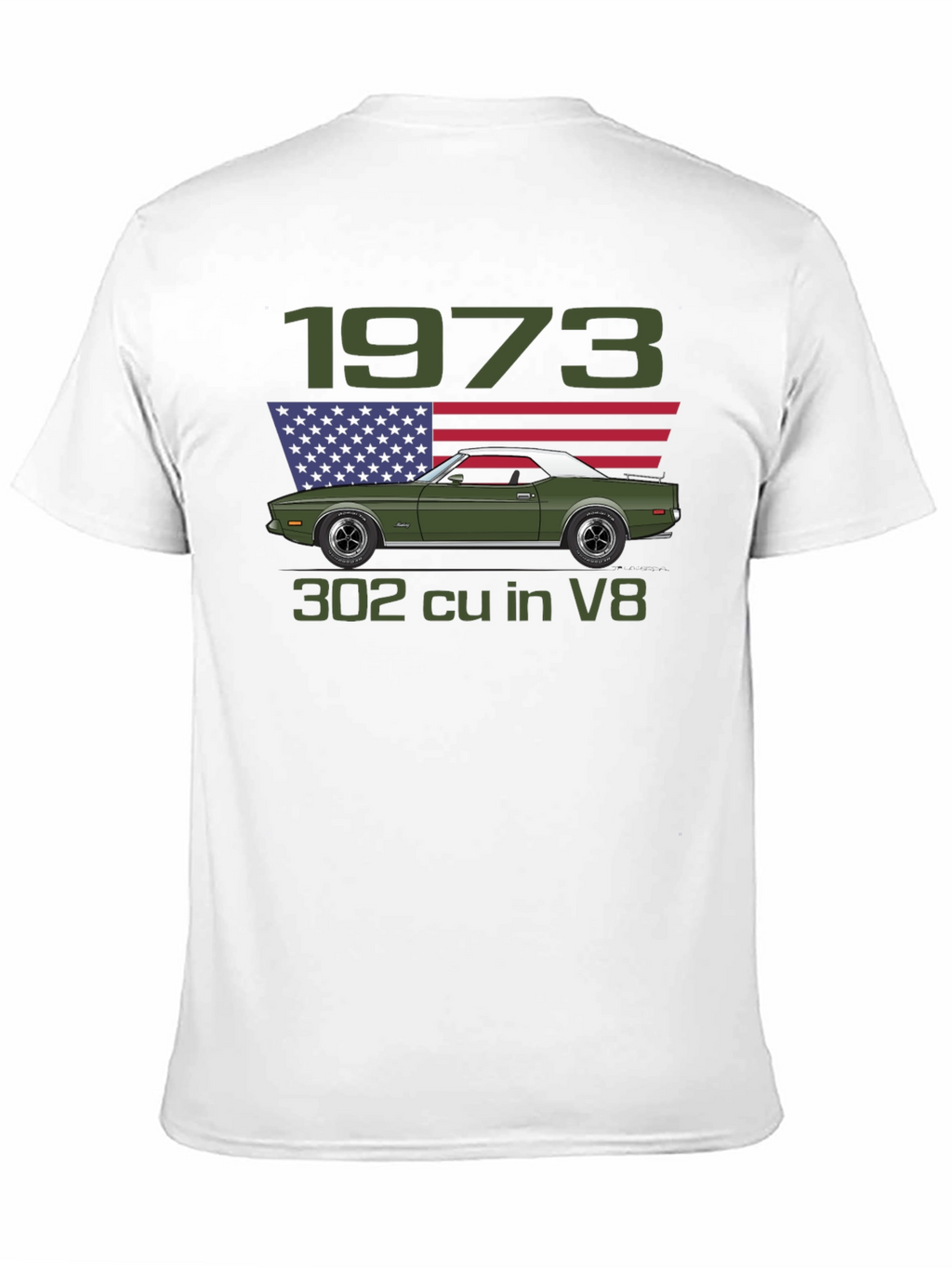 1973 Car T-Shirt - Classic American Muscle