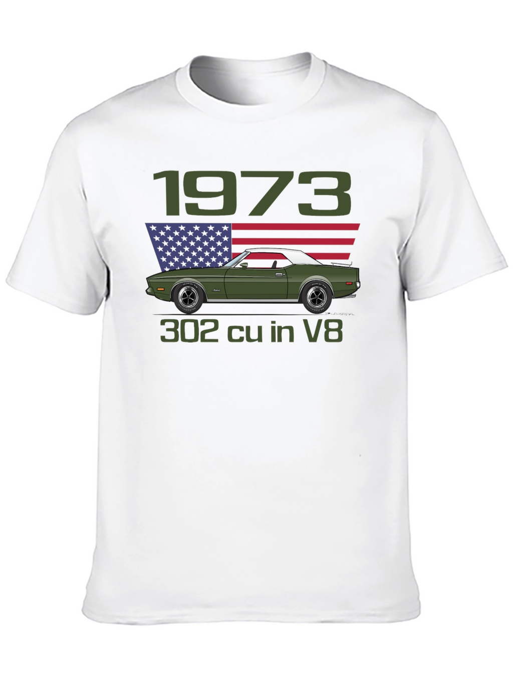 1973 Car T-Shirt - Classic American Muscle
