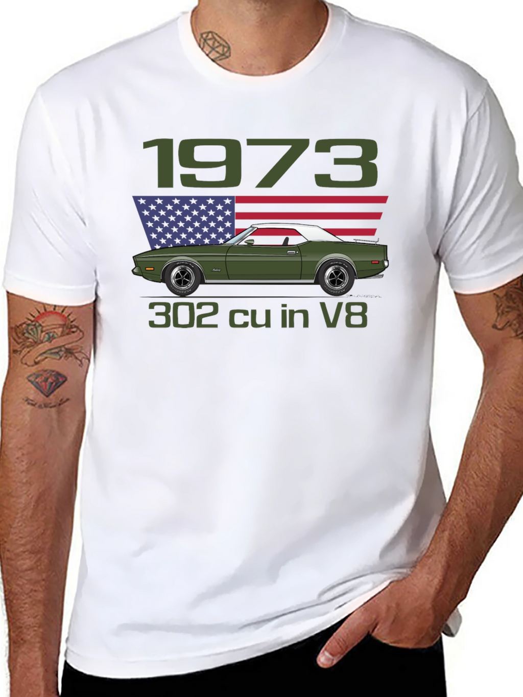1973 Car T-Shirt - Classic American Muscle