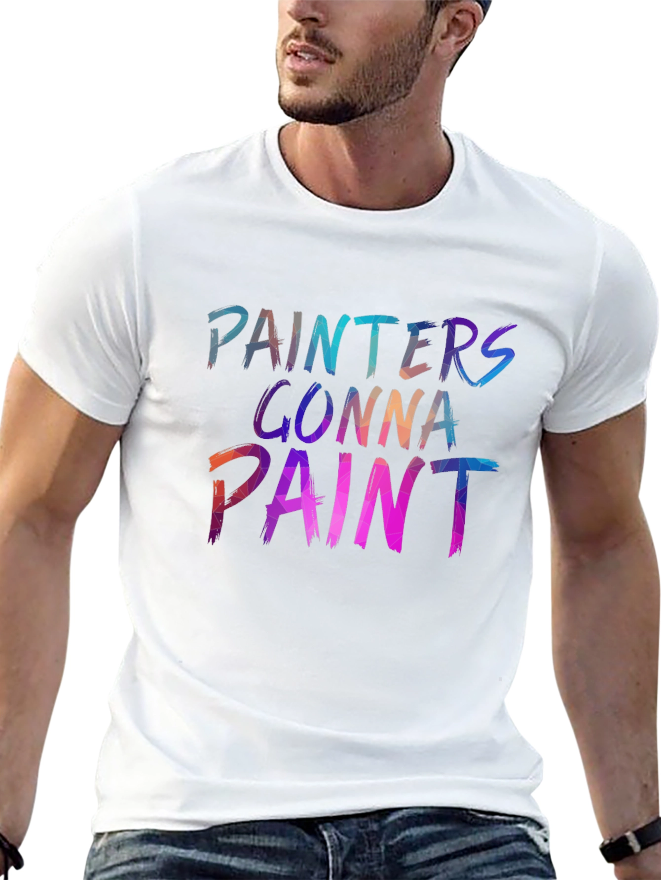 Painter Gonna Paint Black Graphic Tee