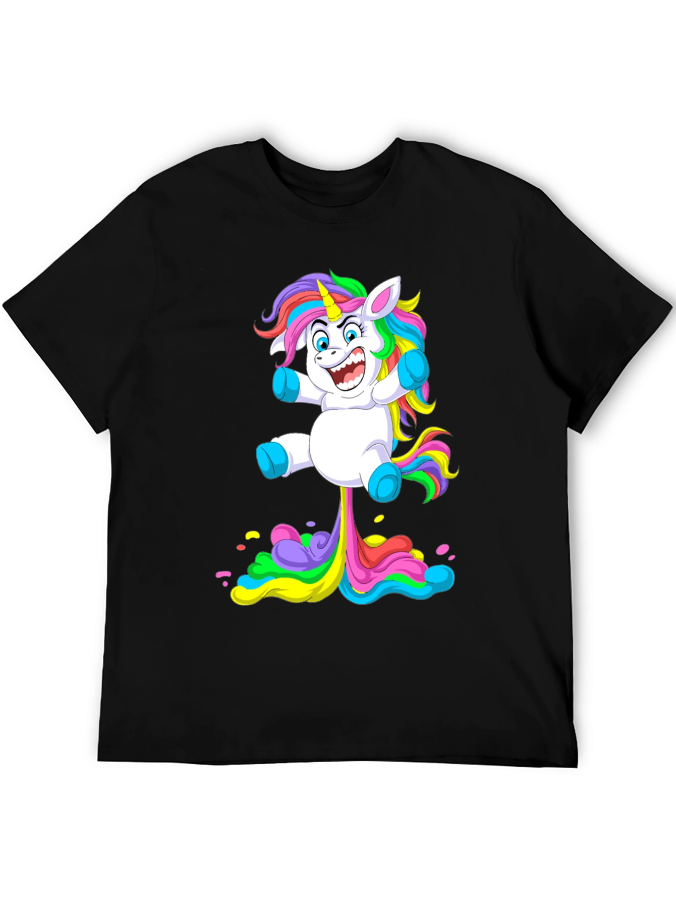 Unicorn Rainbow Poop T-Shirt - Hilarious Graphic Tee
