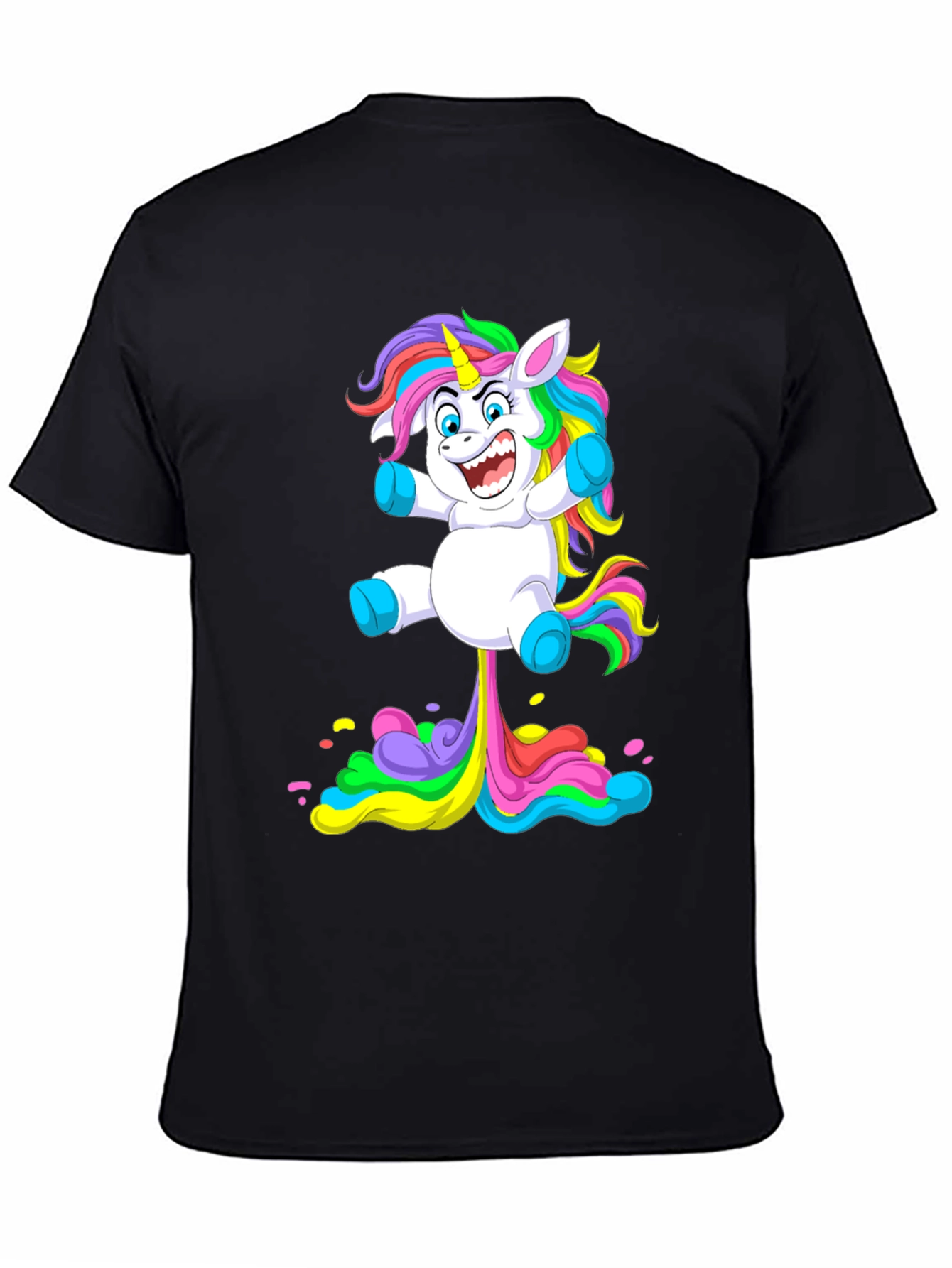 Unicorn Rainbow Poop T-Shirt - Hilarious Graphic Tee