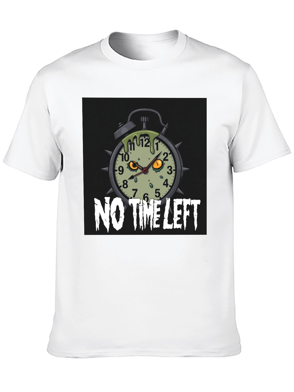 Zombie Alarm Clock T-Shirt - No Time Left
