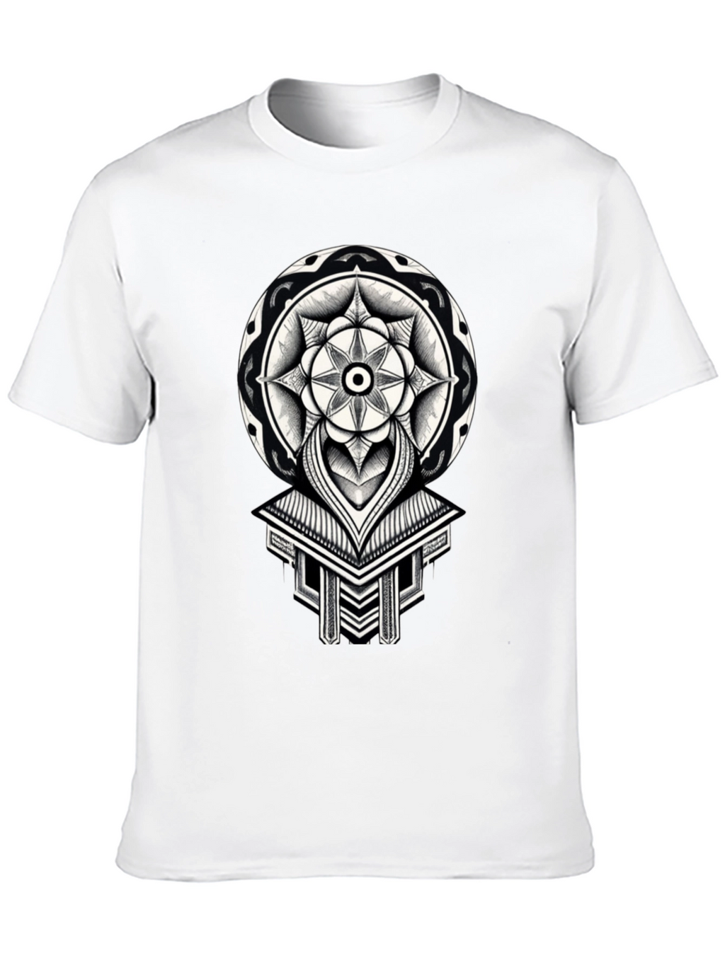Geometric Mandala Graphic Tee