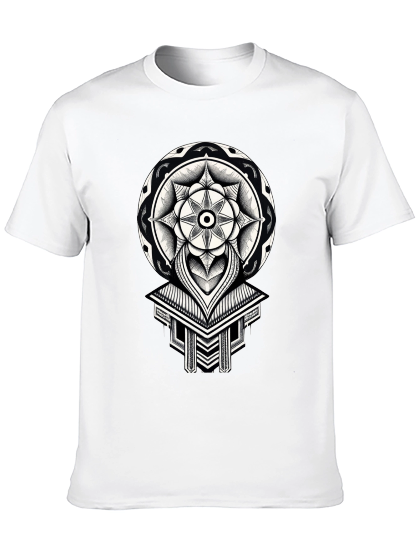 Geometric Mandala Graphic Tee