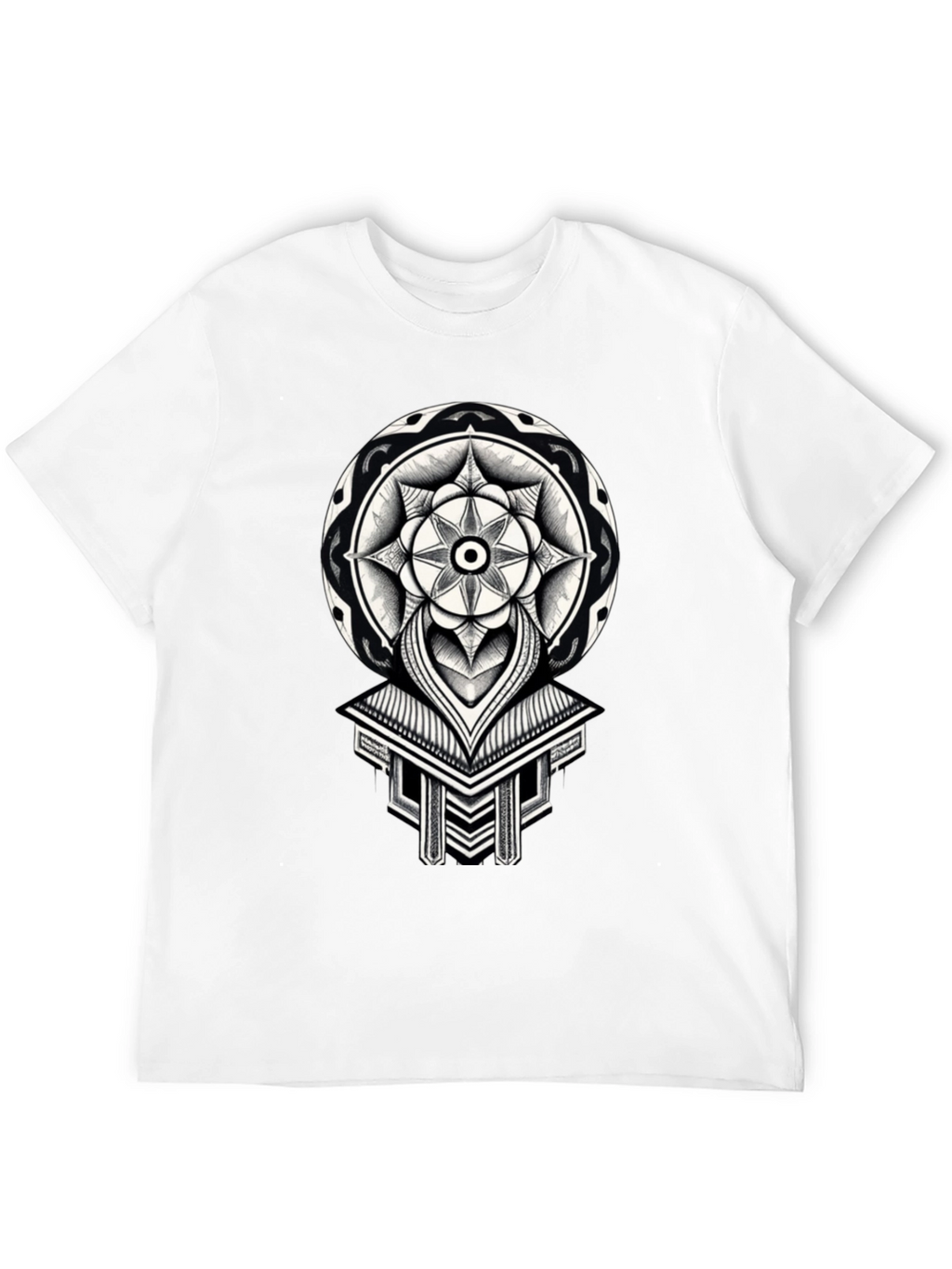 Geometric Mandala Graphic Tee