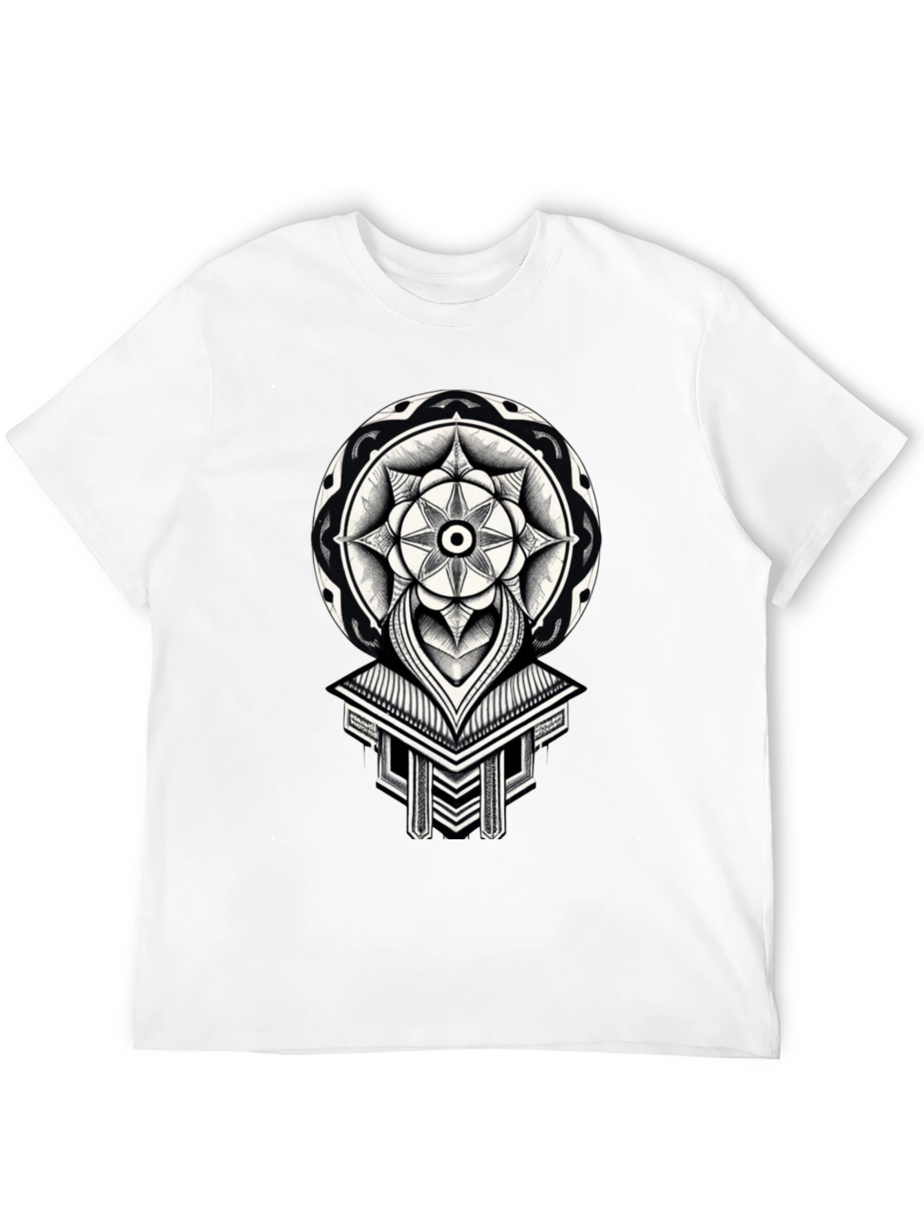Geometric Mandala Graphic Tee