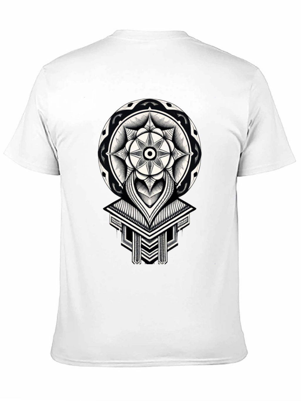 Geometric Mandala Graphic Tee