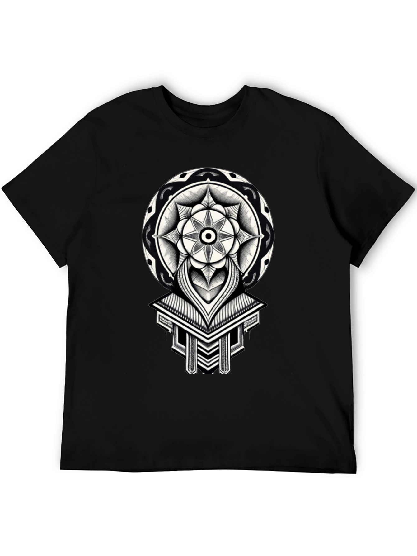 Geometric Mandala Graphic Tee