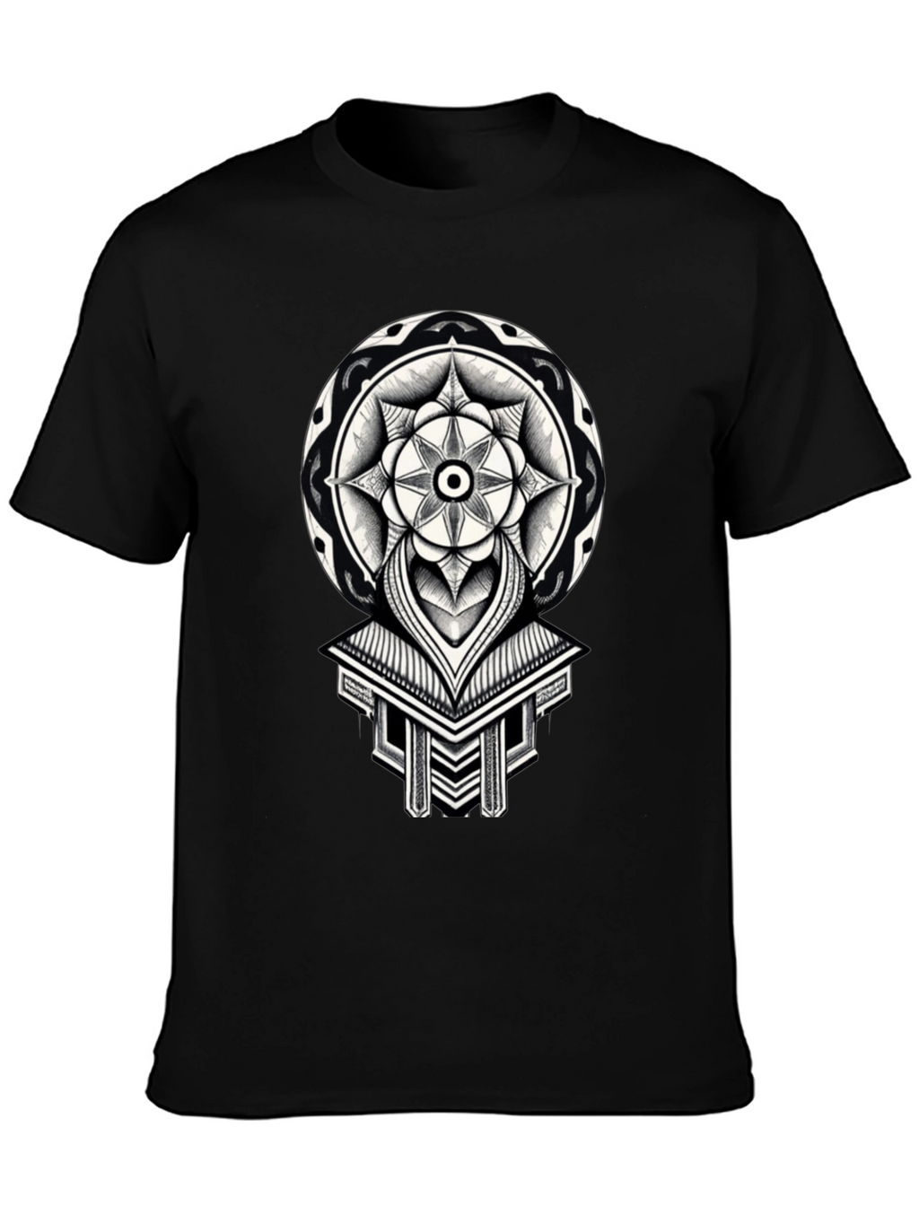 Geometric Mandala Graphic Tee