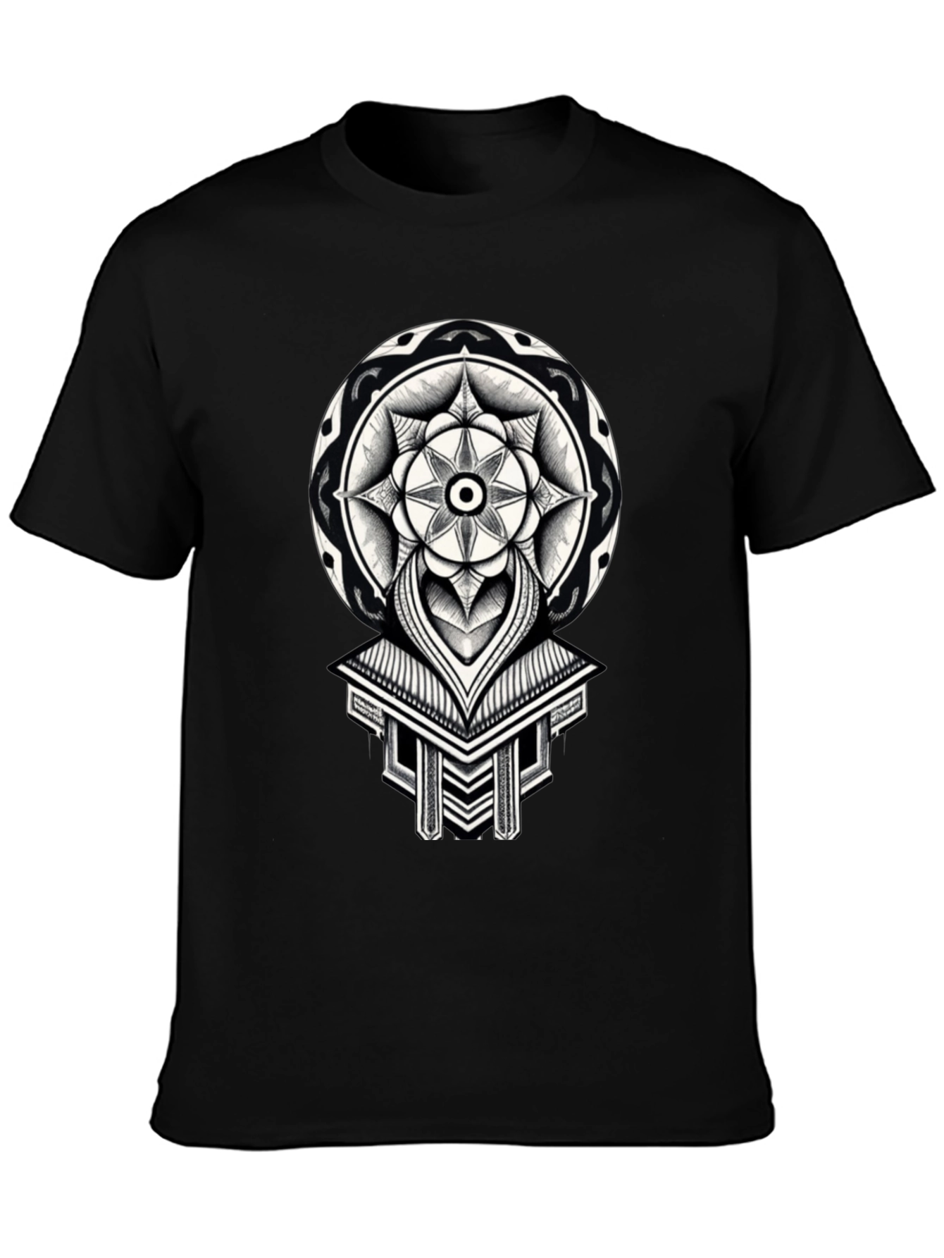 Geometric Mandala Graphic Tee